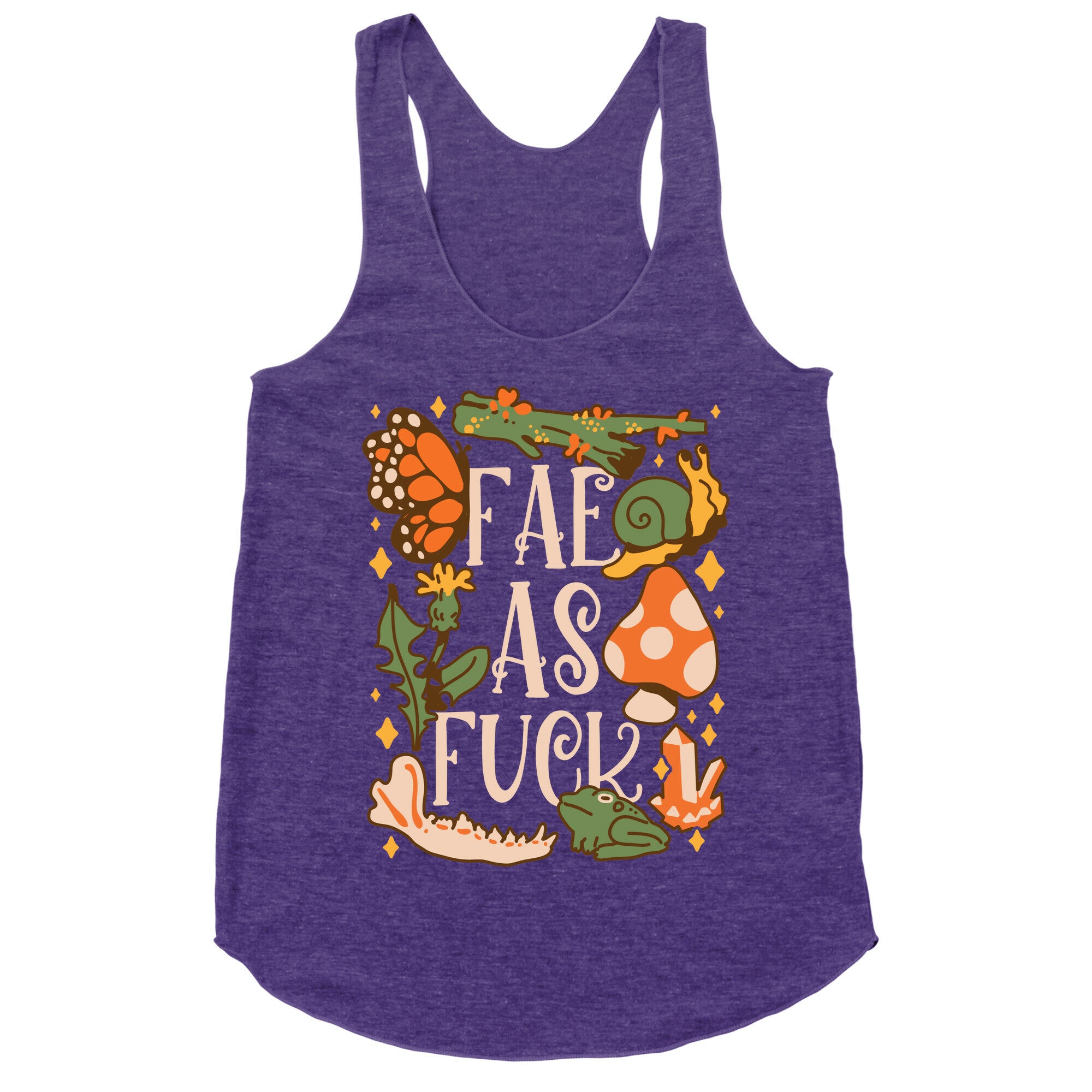 Fae As Fuck Racerback Tank