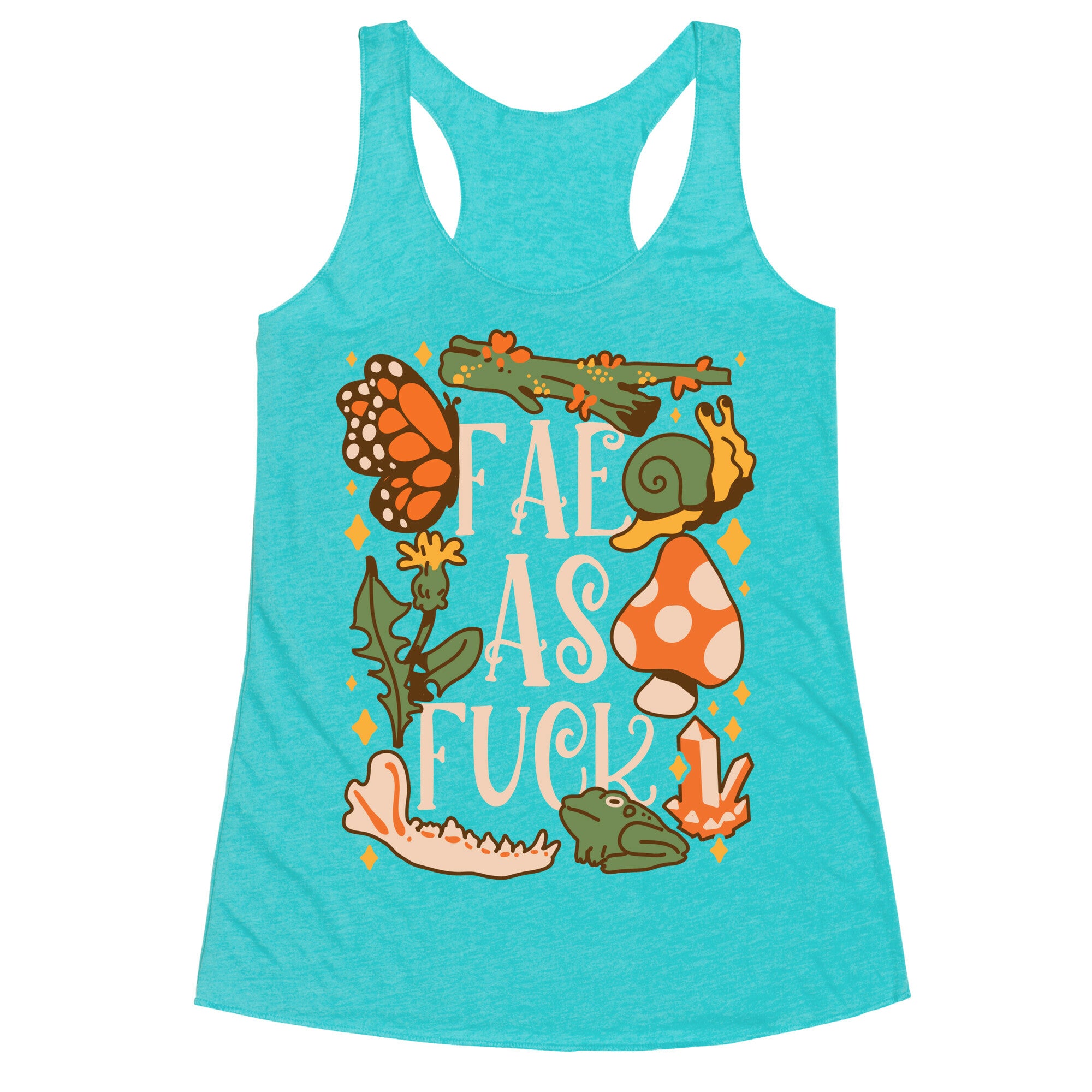 Fae As Fuck Racerback Tank