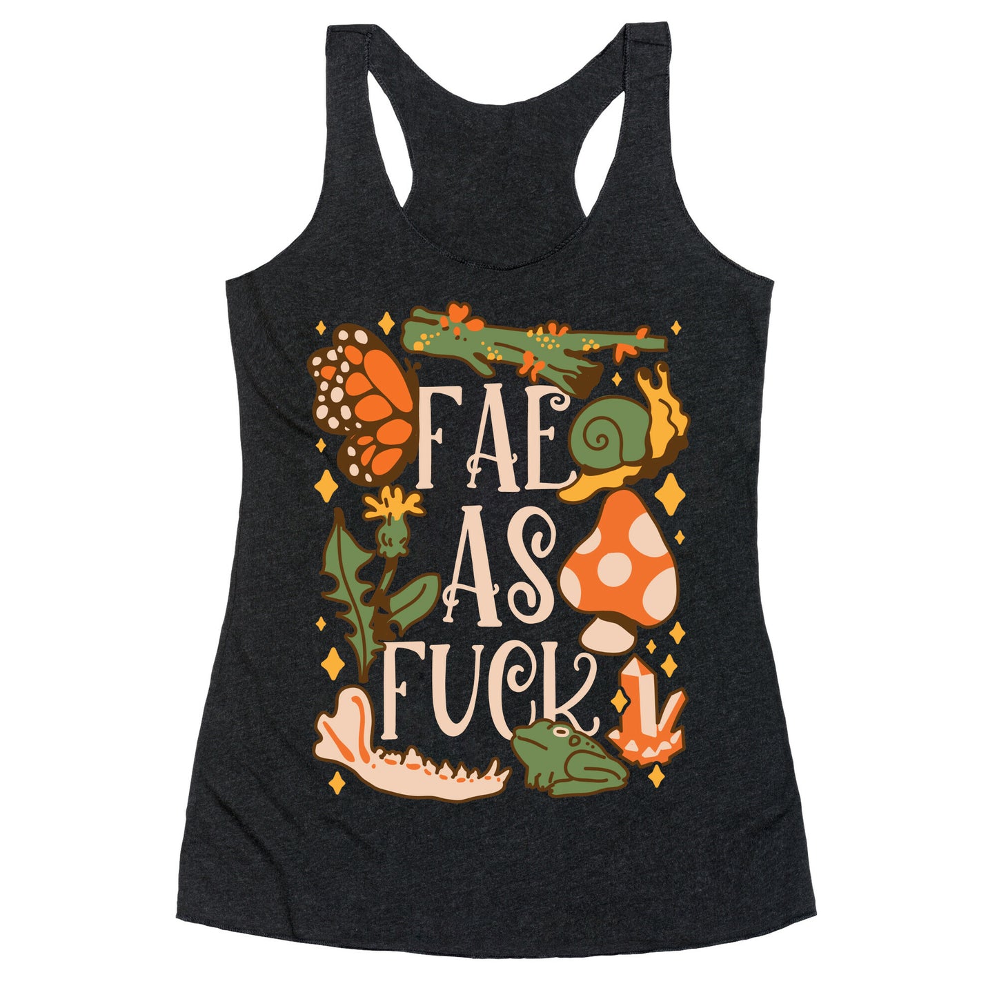 Fae As Fuck Racerback Tank