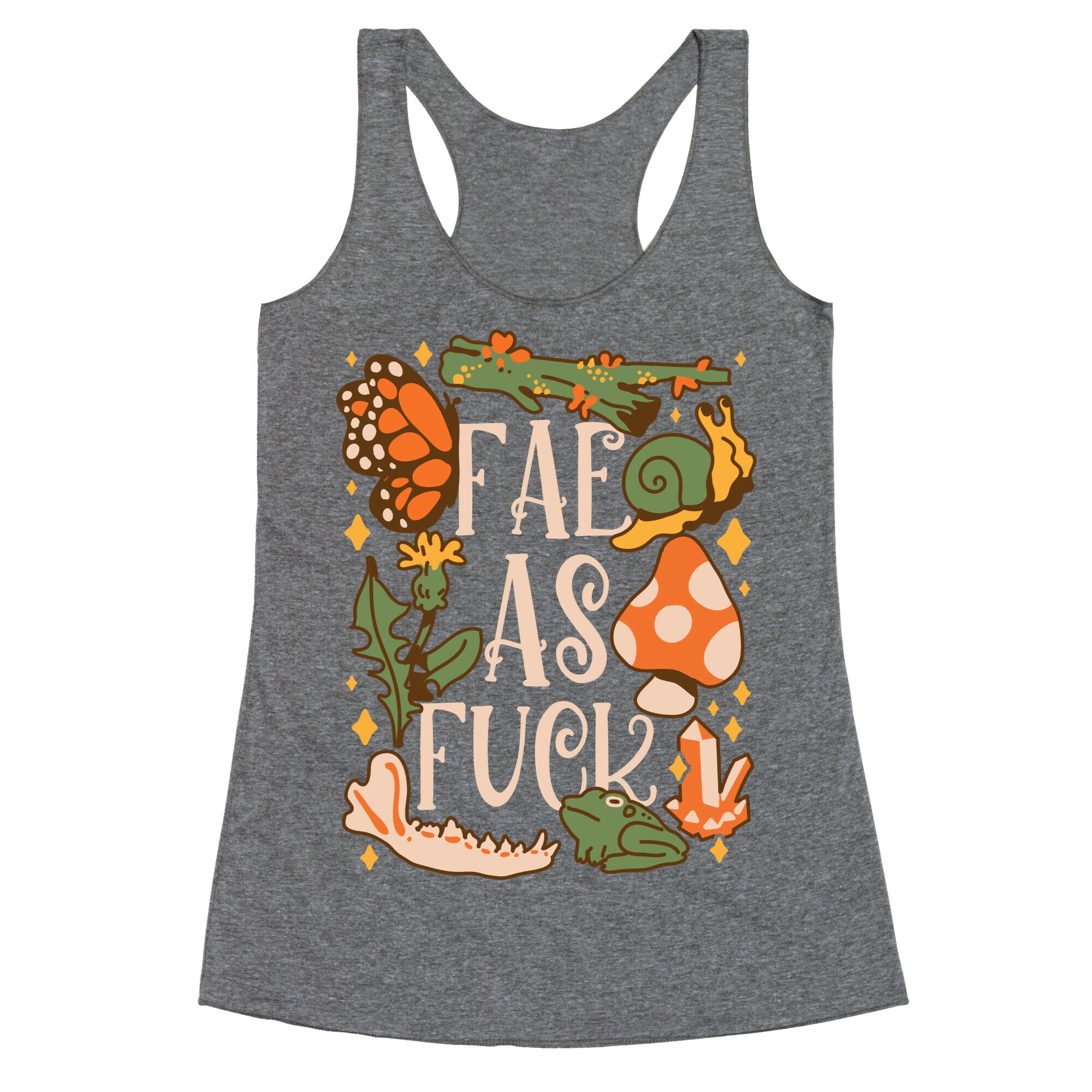 Fae As Fuck Racerback Tank