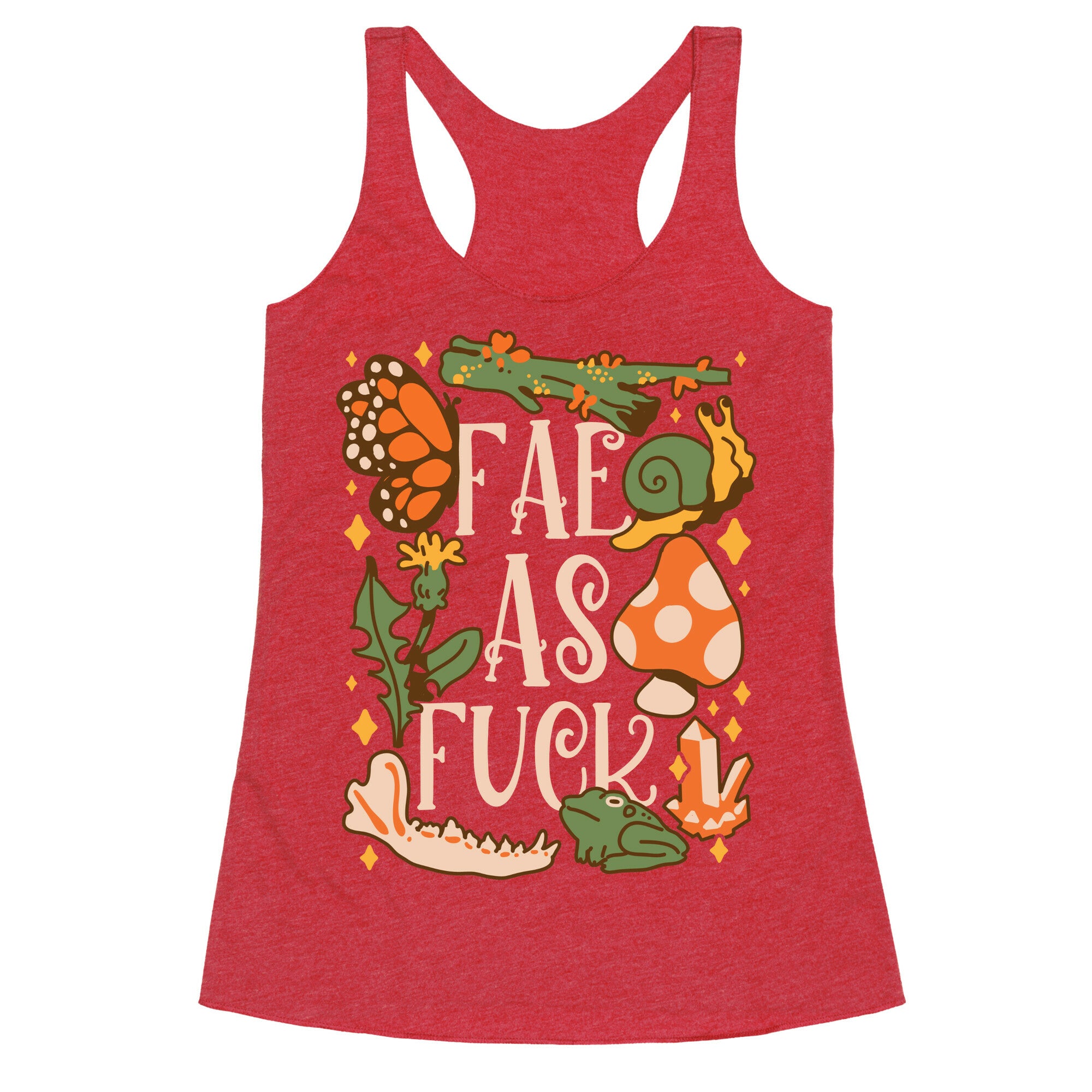 Fae As Fuck Racerback Tank