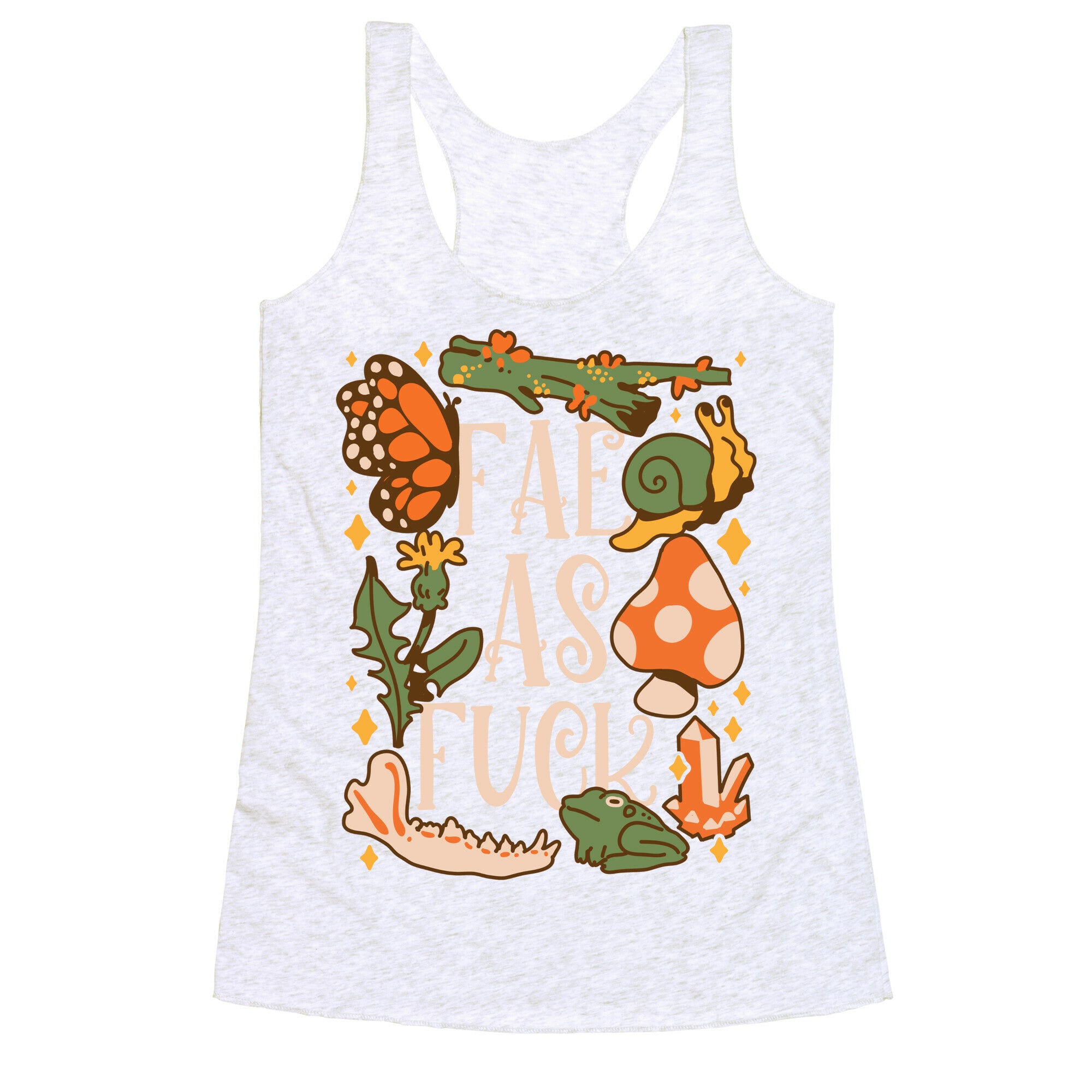Fae As Fuck Racerback Tank