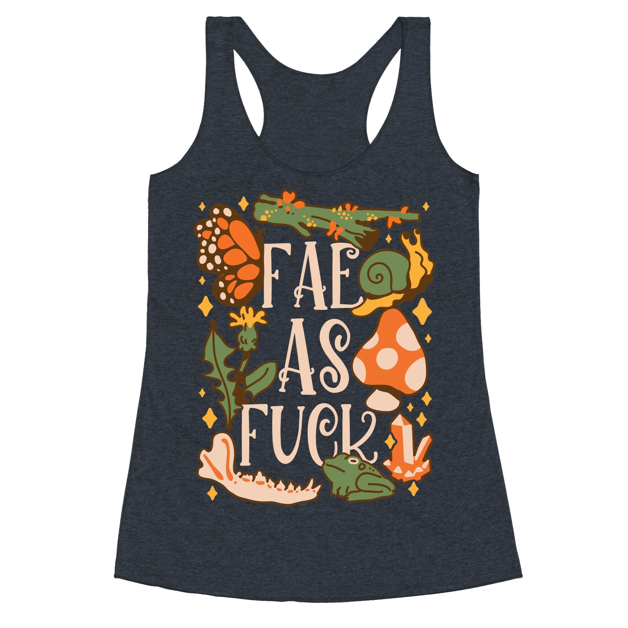 Fae As Fuck Racerback Tank