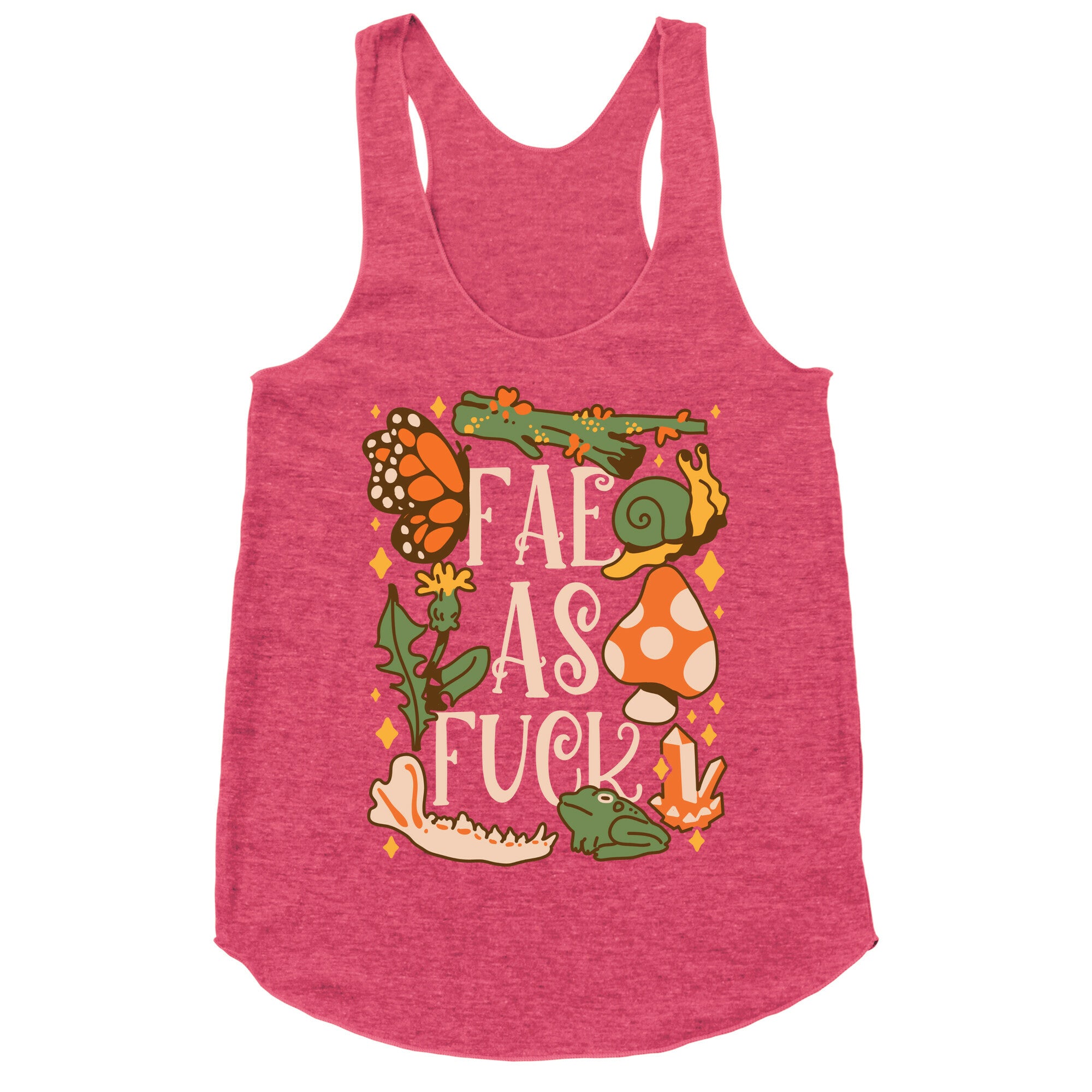 Fae As Fuck Racerback Tank