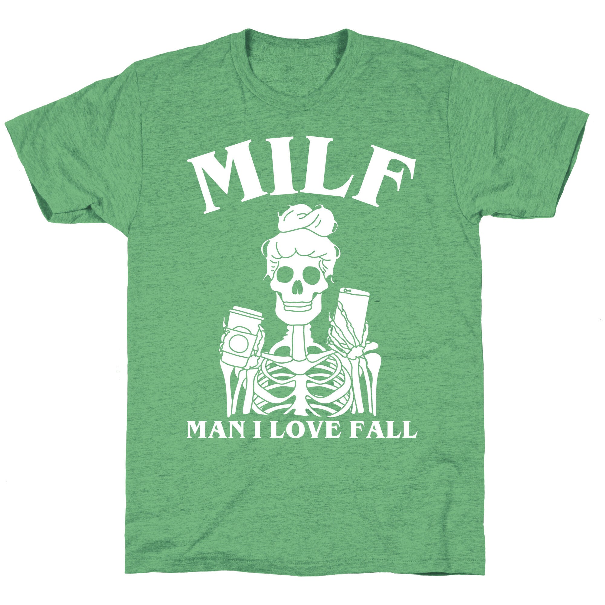 Milf Man I Love Fall  Unisex Triblend Tee