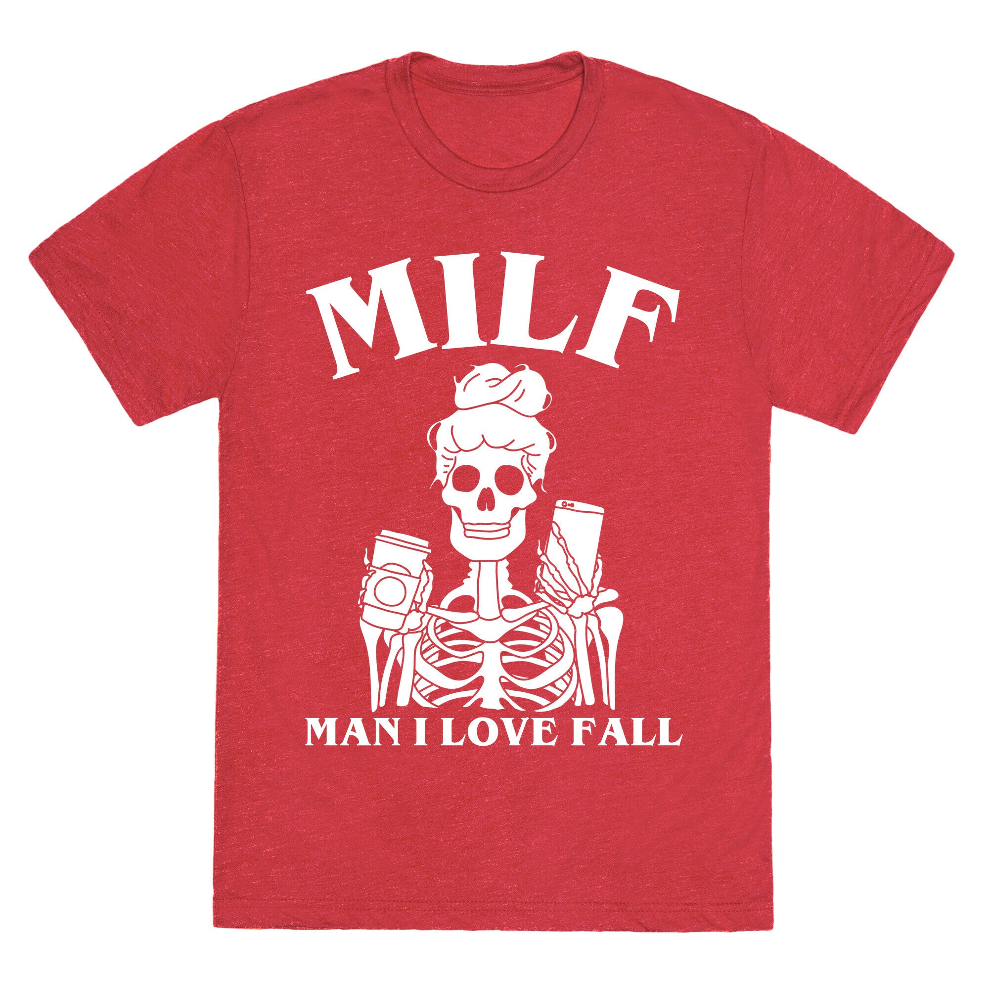 Milf Man I Love Fall  Unisex Triblend Tee