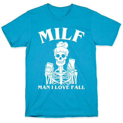Milf Man I Love Fall  Unisex Triblend Tee