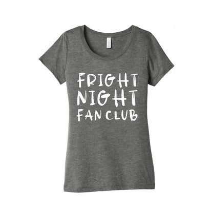 Fright Night Fan Club Women's Triblend Tee