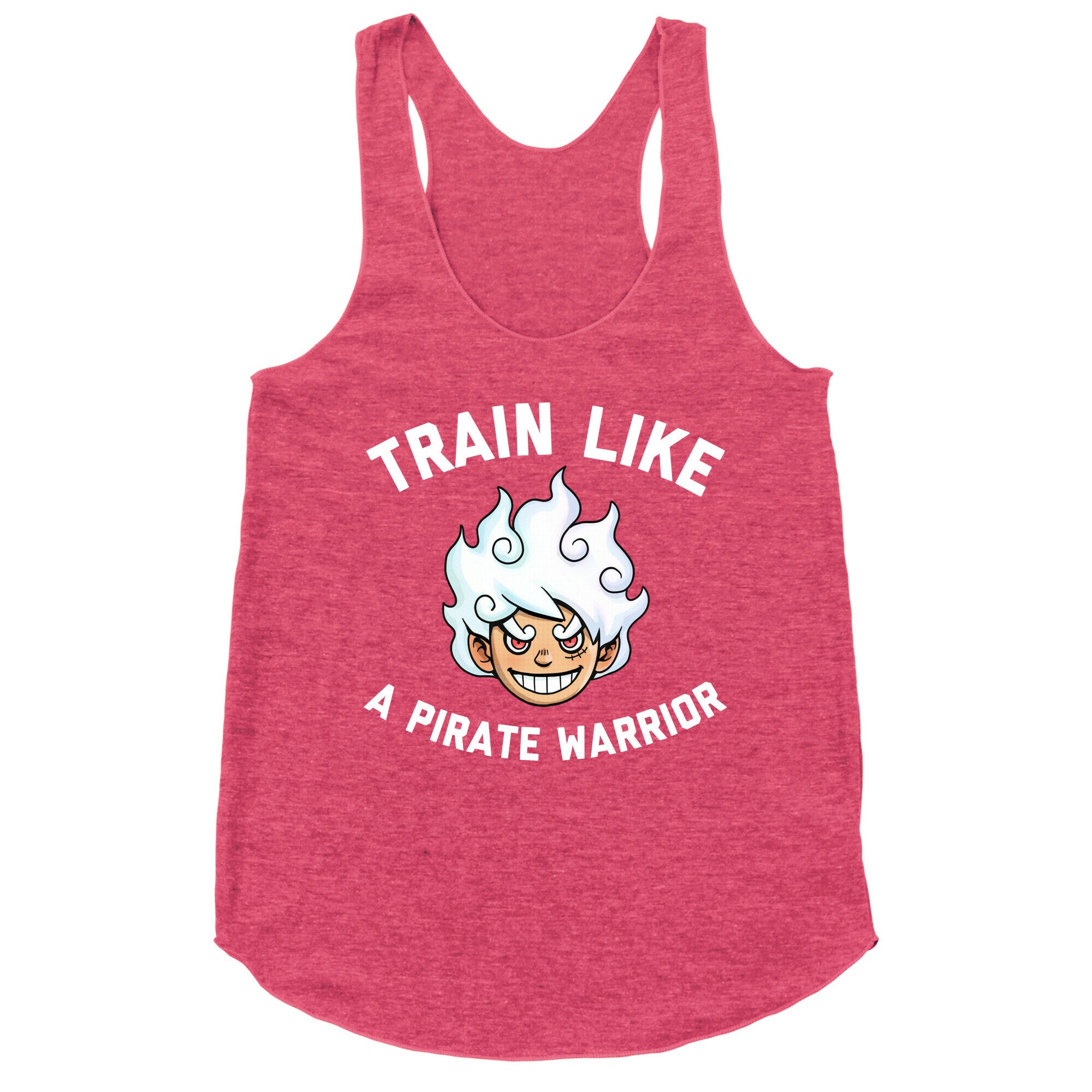 Train Like A Pirate Warrior  Racerback Tank
