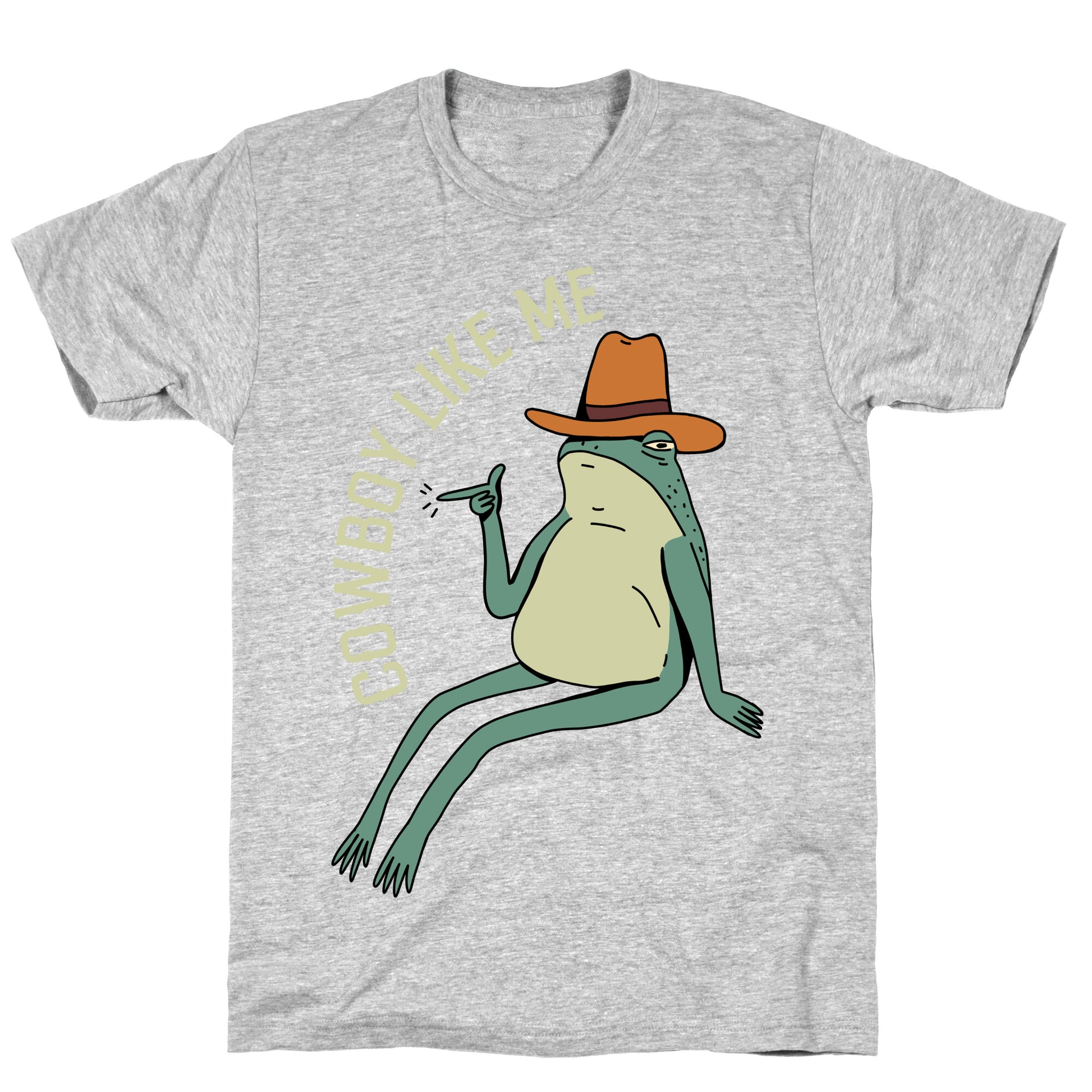 Cowboy Like Me Frog T-Shirt