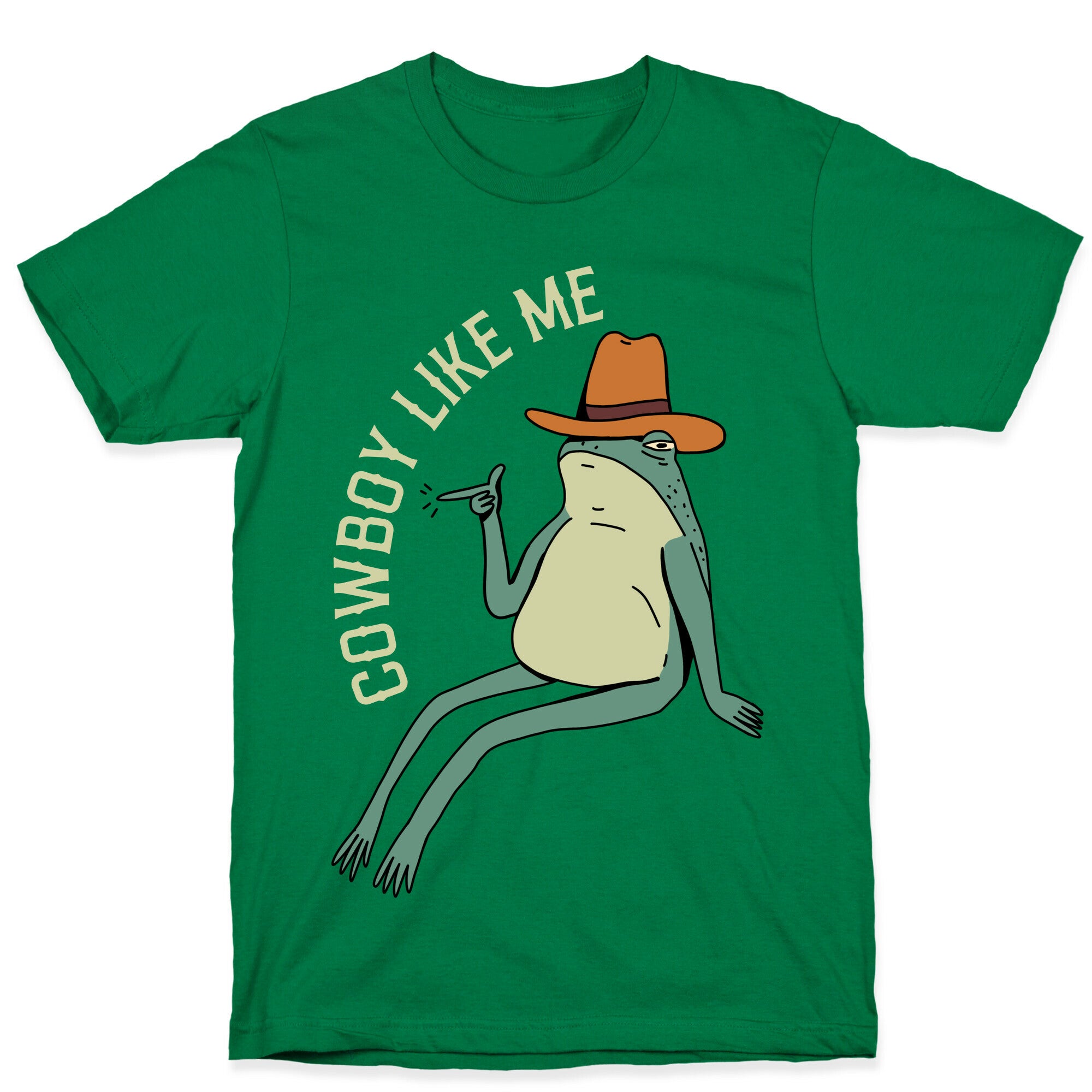 Cowboy Like Me Frog T-Shirt