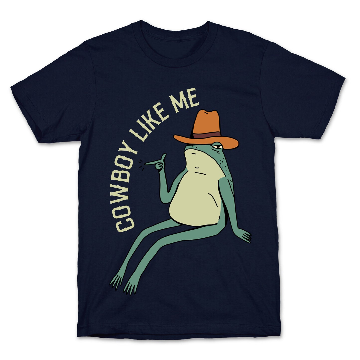 Cowboy Like Me Frog T-Shirt