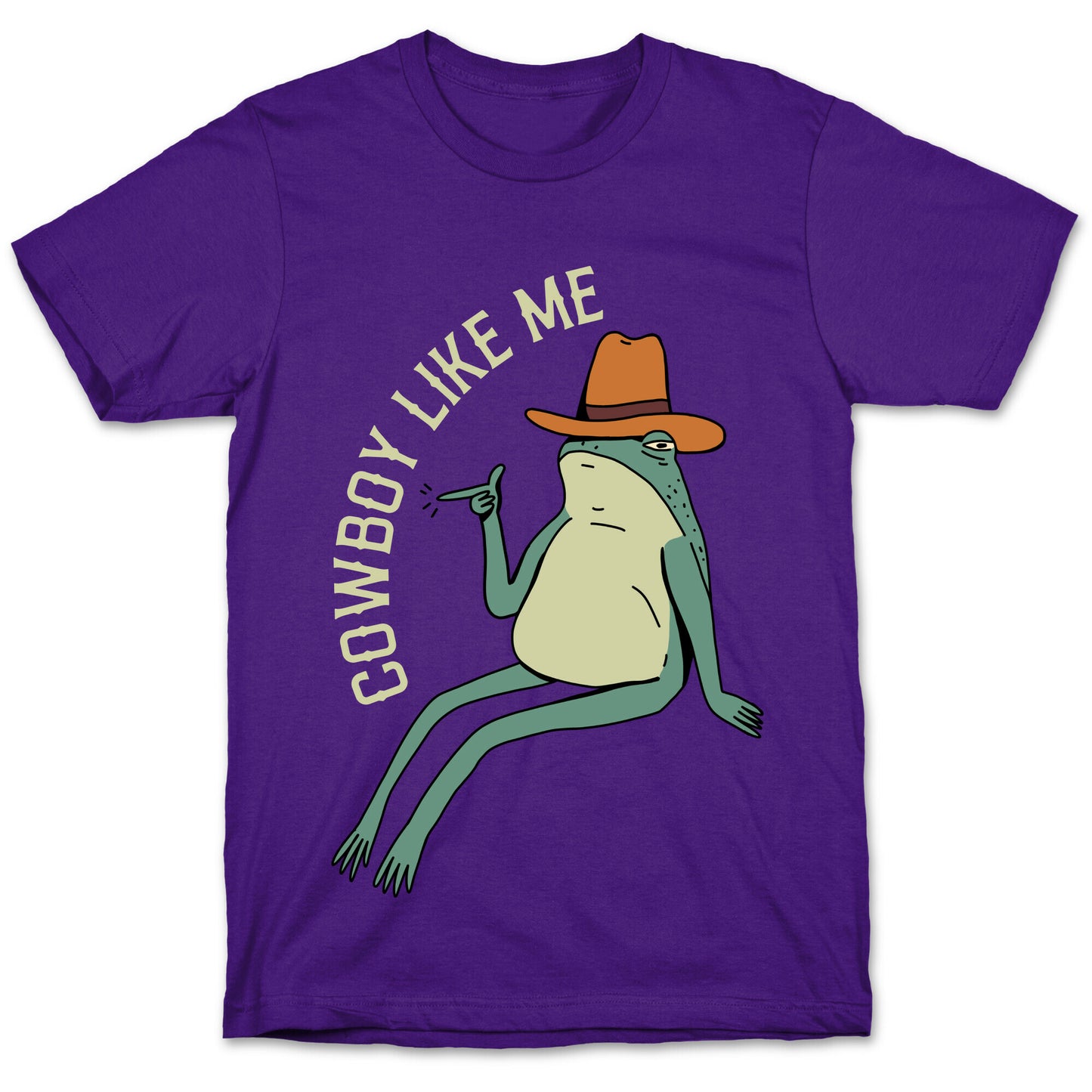 Cowboy Like Me Frog T-Shirt