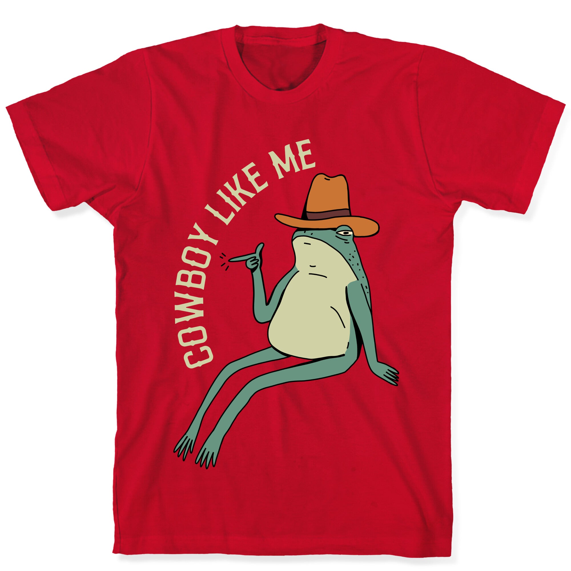 Cowboy Like Me Frog T-Shirt