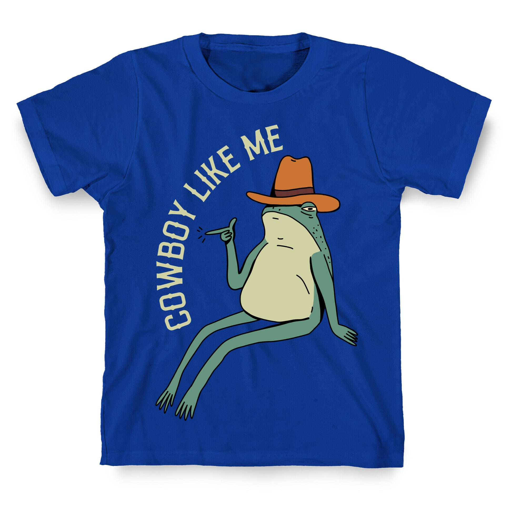 Cowboy Like Me Frog T-Shirt