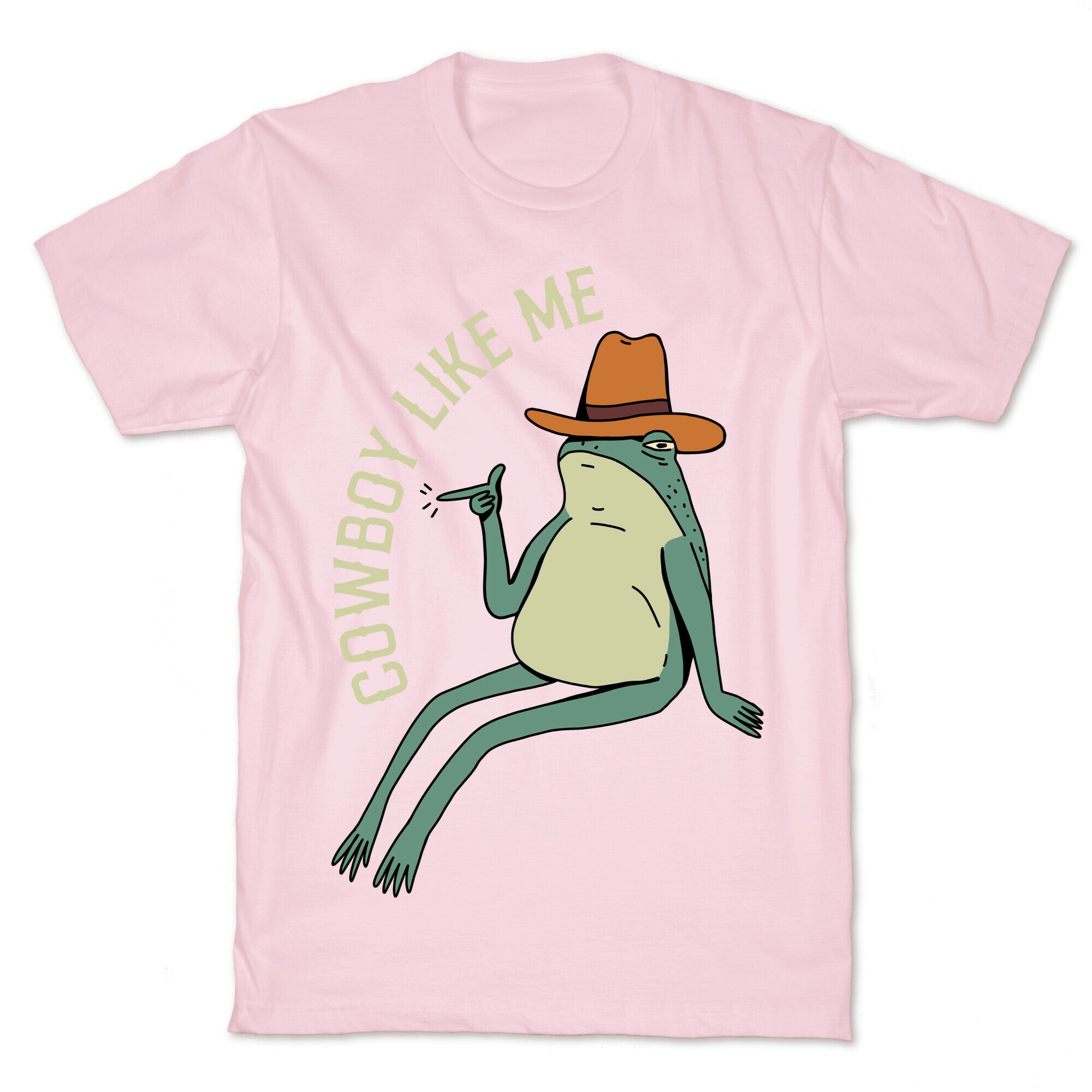 Cowboy Like Me Frog T-Shirt