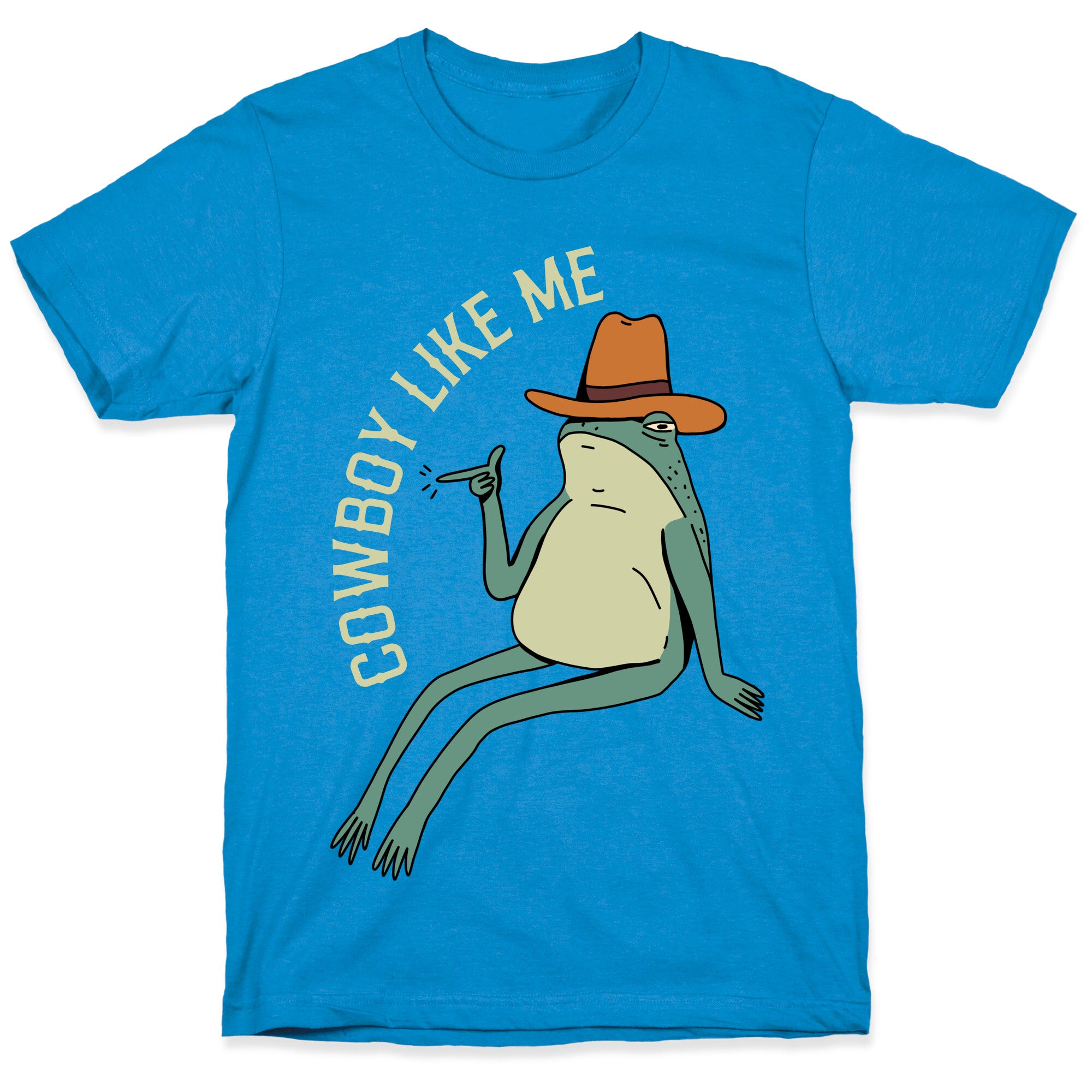 Cowboy Like Me Frog T-Shirt
