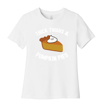 Thick Thighs & Pumpkin Pies  Women's Cotton Tee