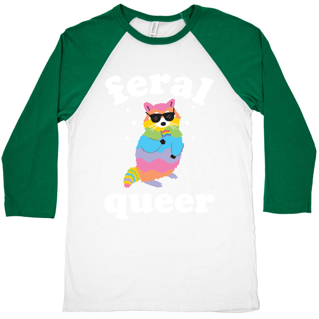 Feral Queer  Baseball Tee