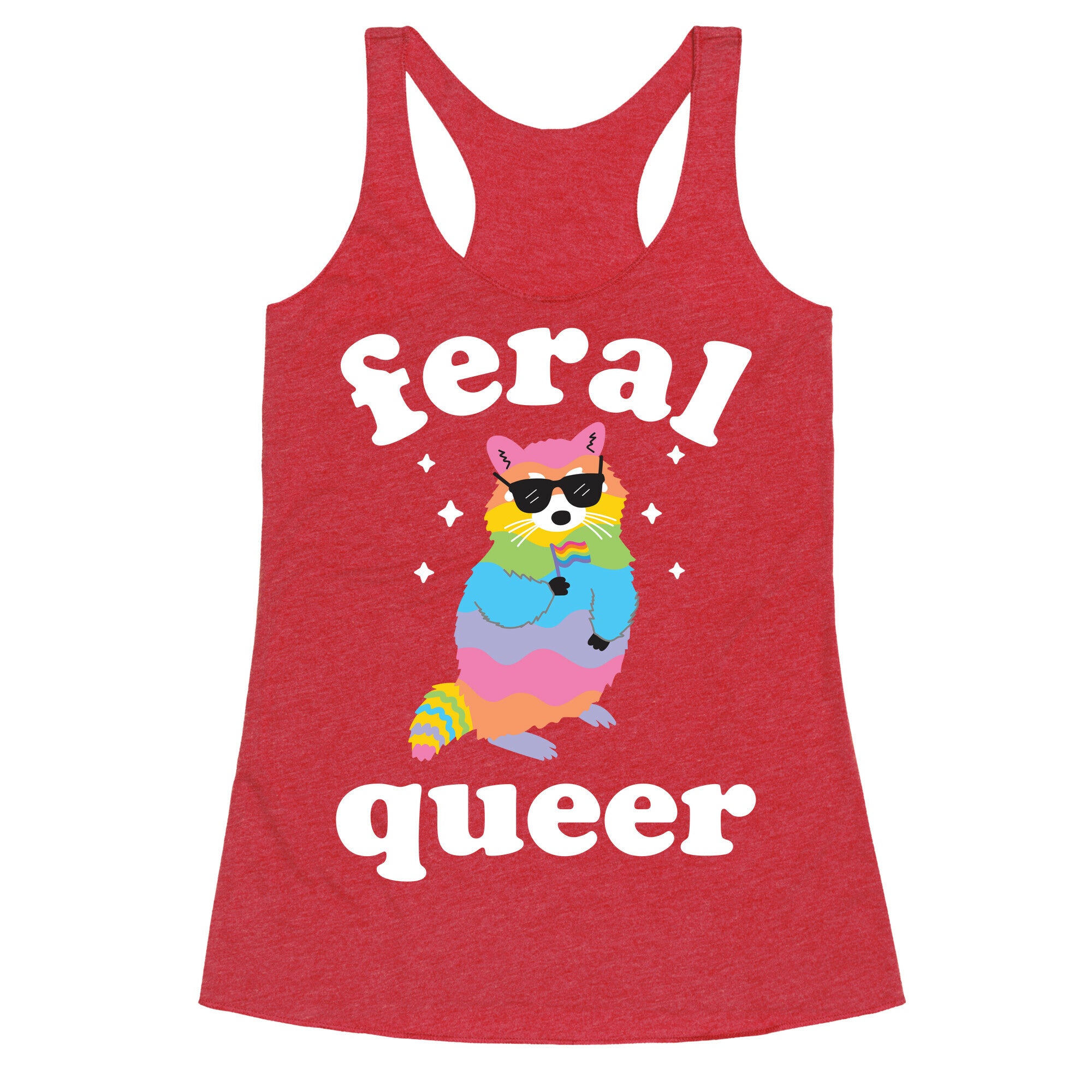 Feral Queer  Racerback Tank