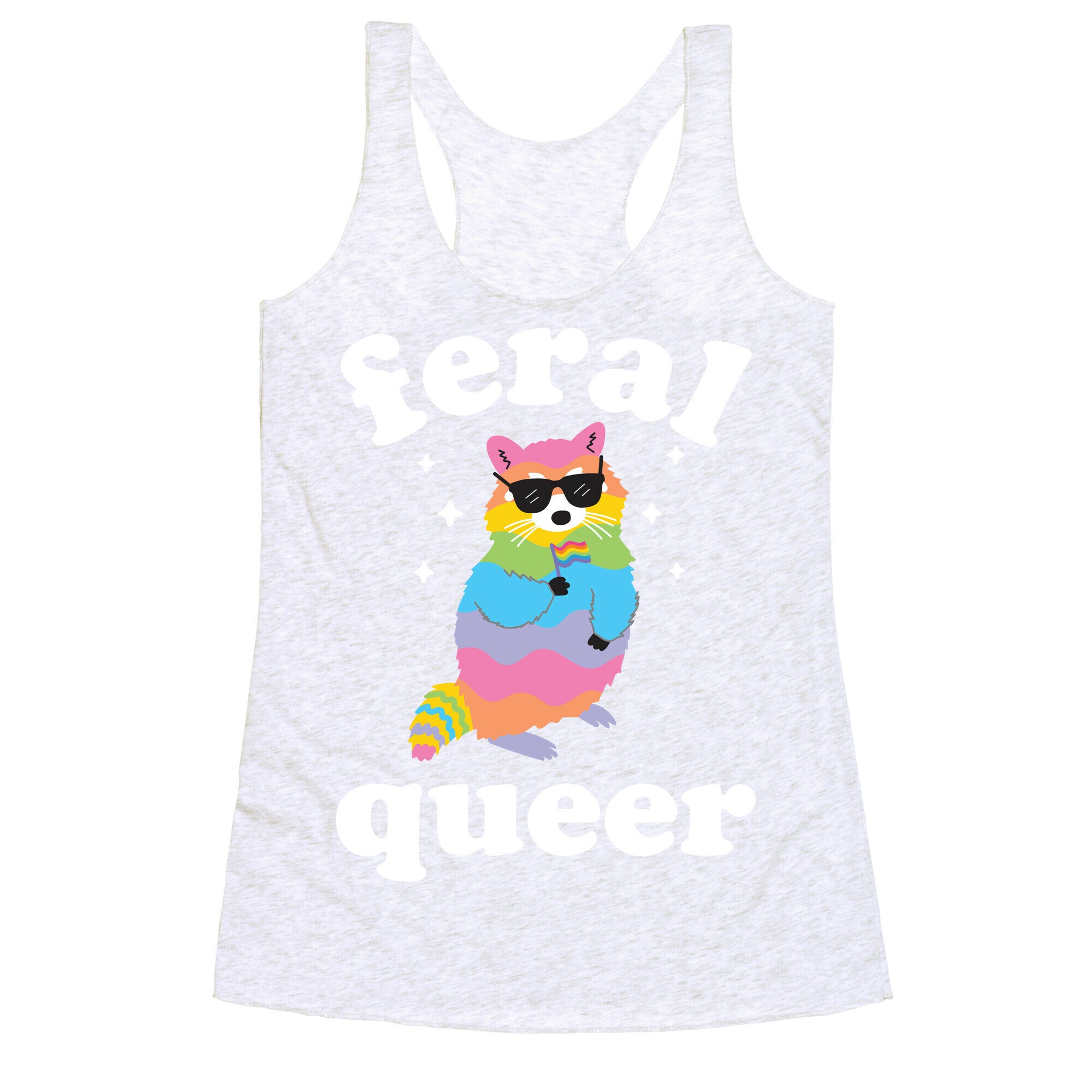 Feral Queer  Racerback Tank