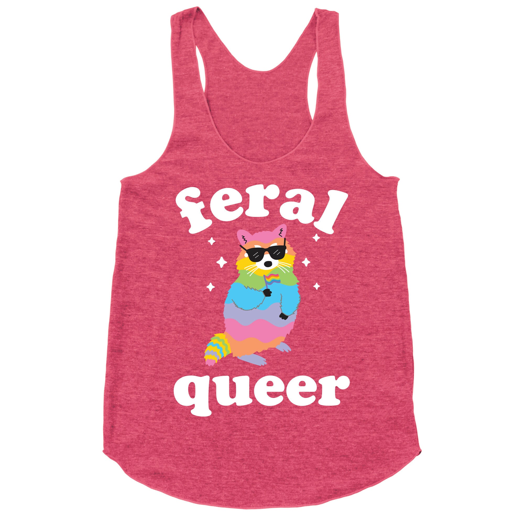 Feral Queer  Racerback Tank