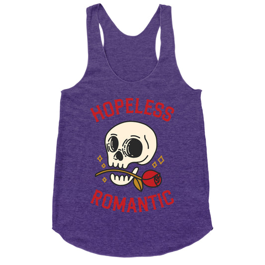 Hopeless Romantic (Skull) Racerback Tank