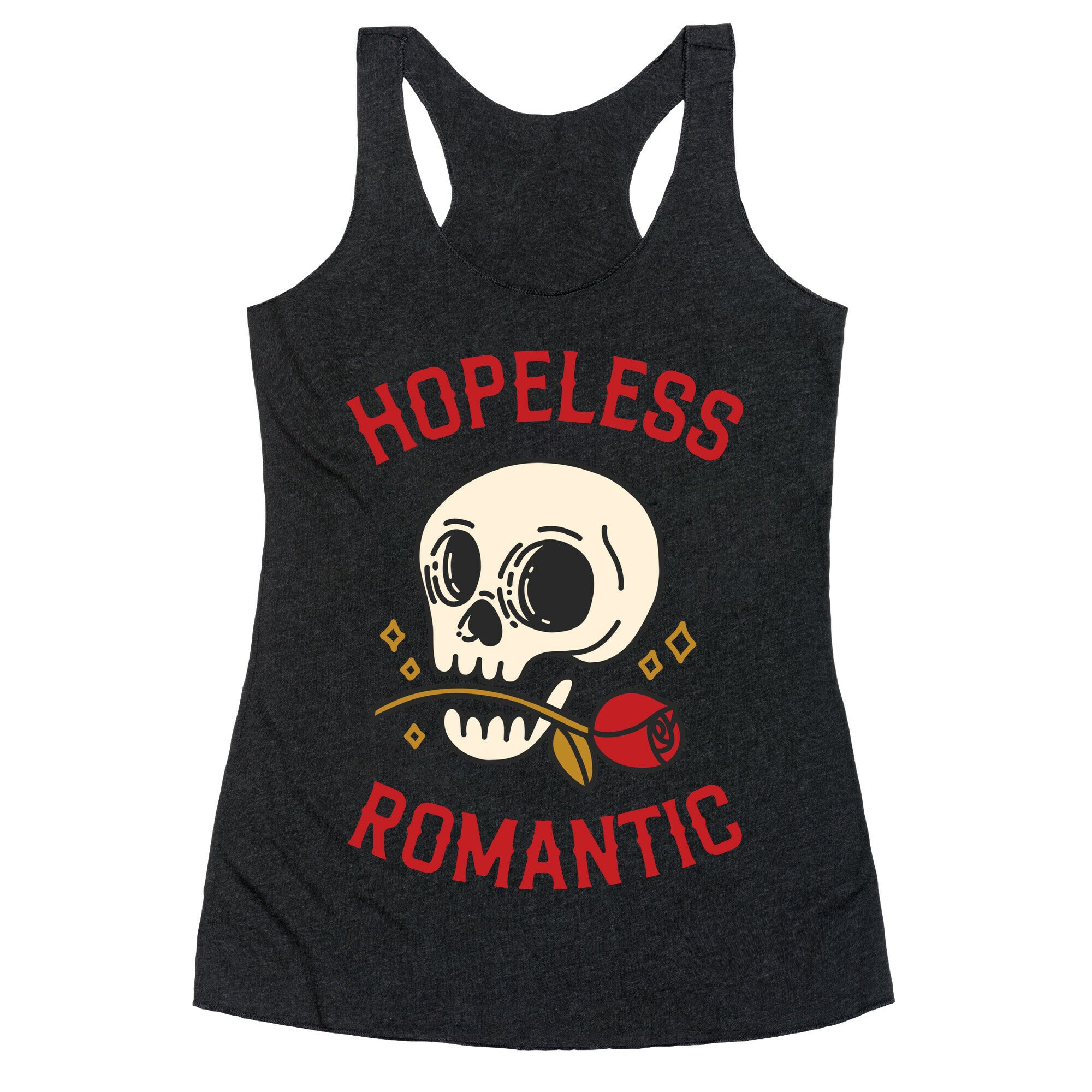 Hopeless Romantic (Skull) Racerback Tank