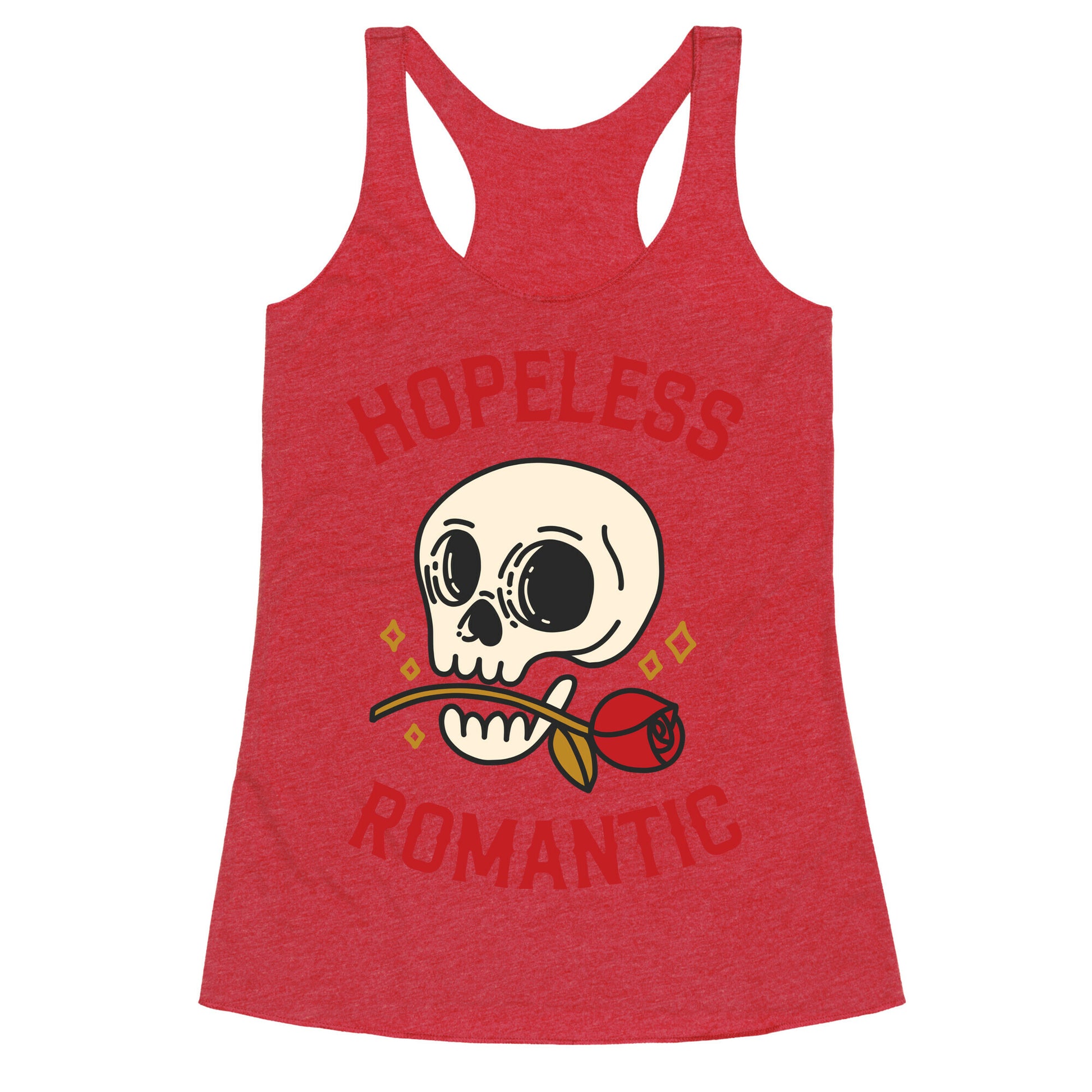 Hopeless Romantic (Skull) Racerback Tank