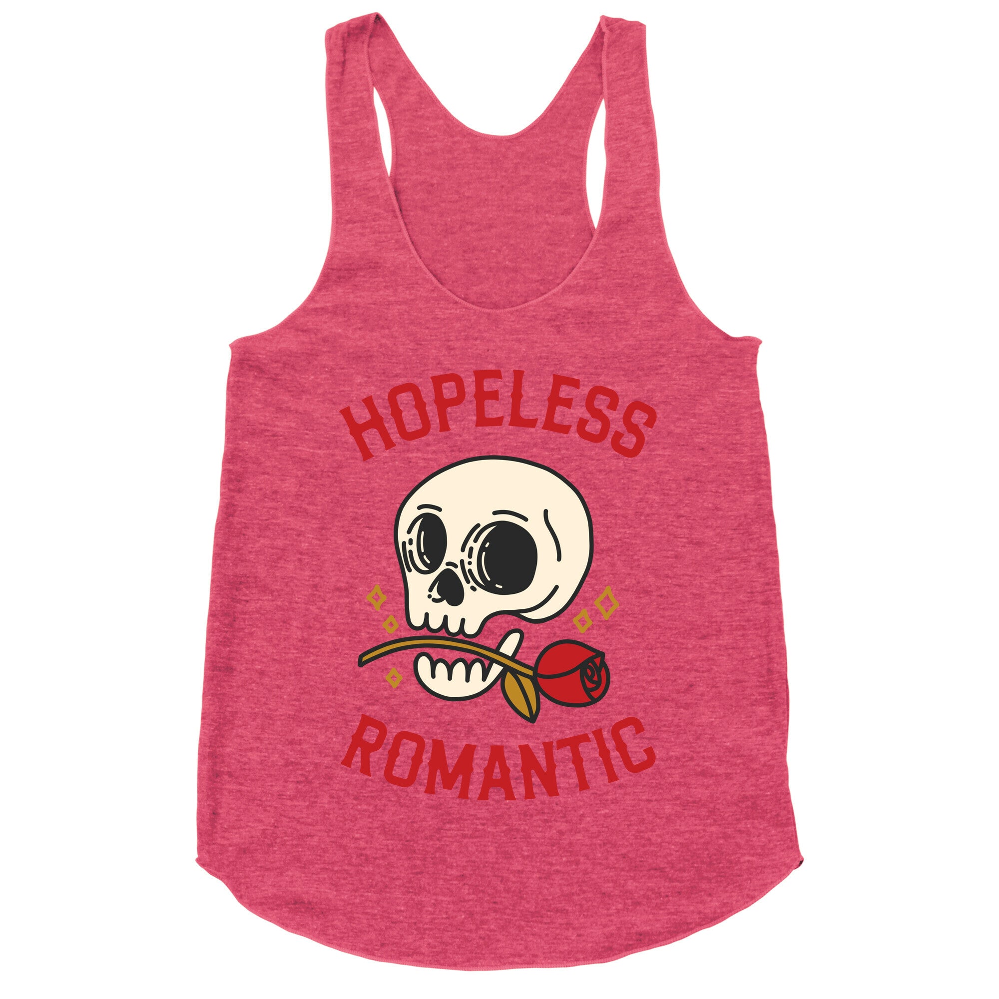 Hopeless Romantic (Skull) Racerback Tank