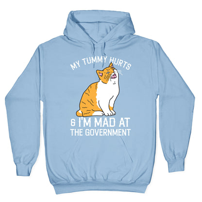 My Tummy Hurts & I'm Mad At The Government Hoodie