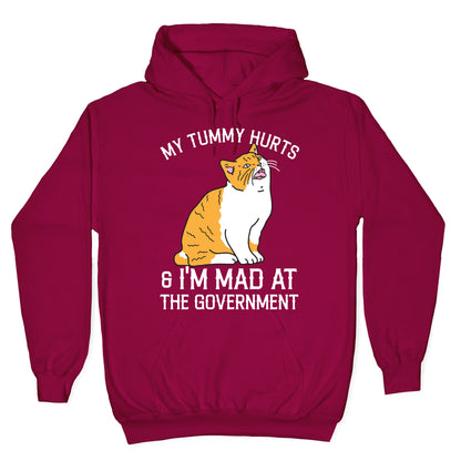 My Tummy Hurts & I'm Mad At The Government Hoodie