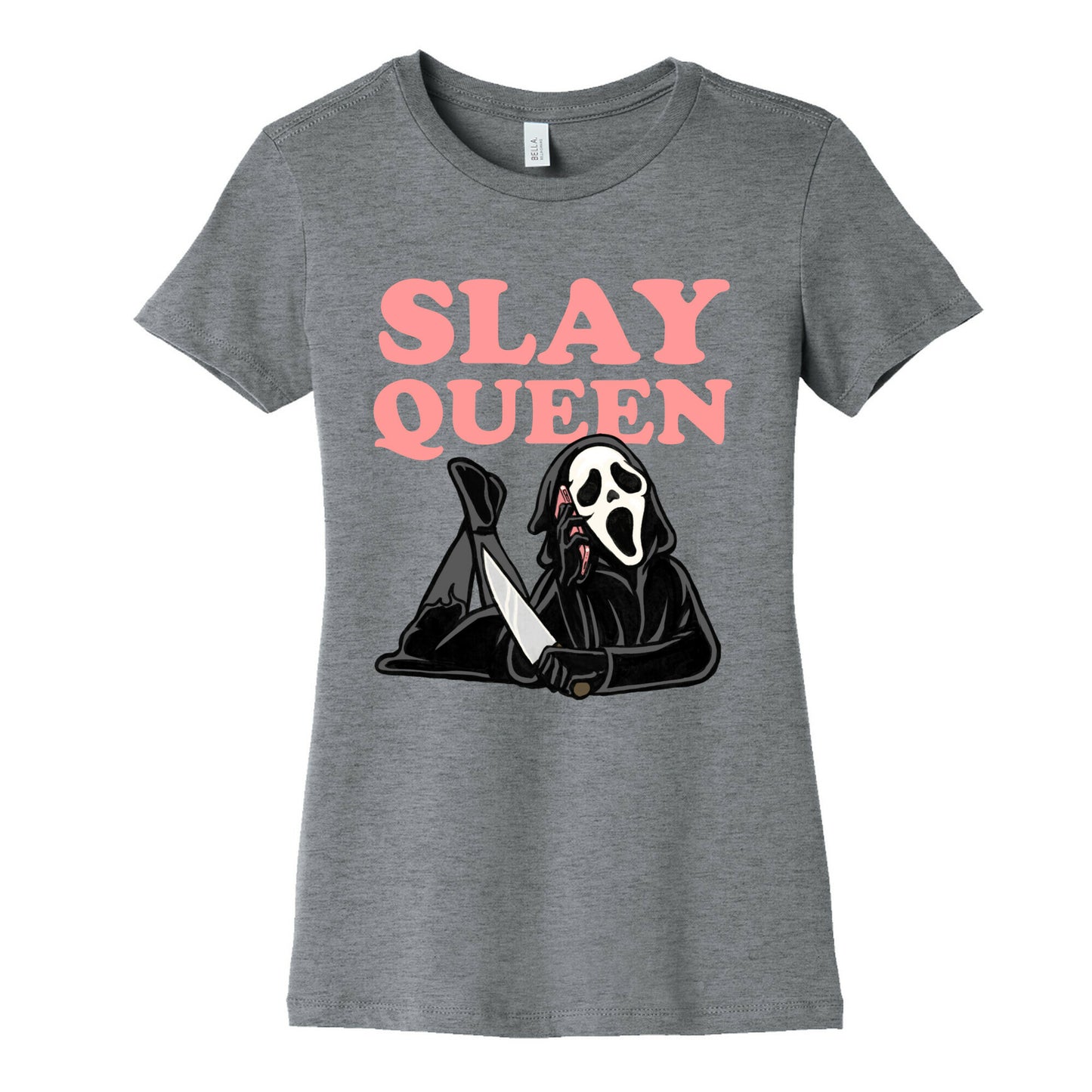 Slay Queen (Ghostface)  Women's Cotton Tee