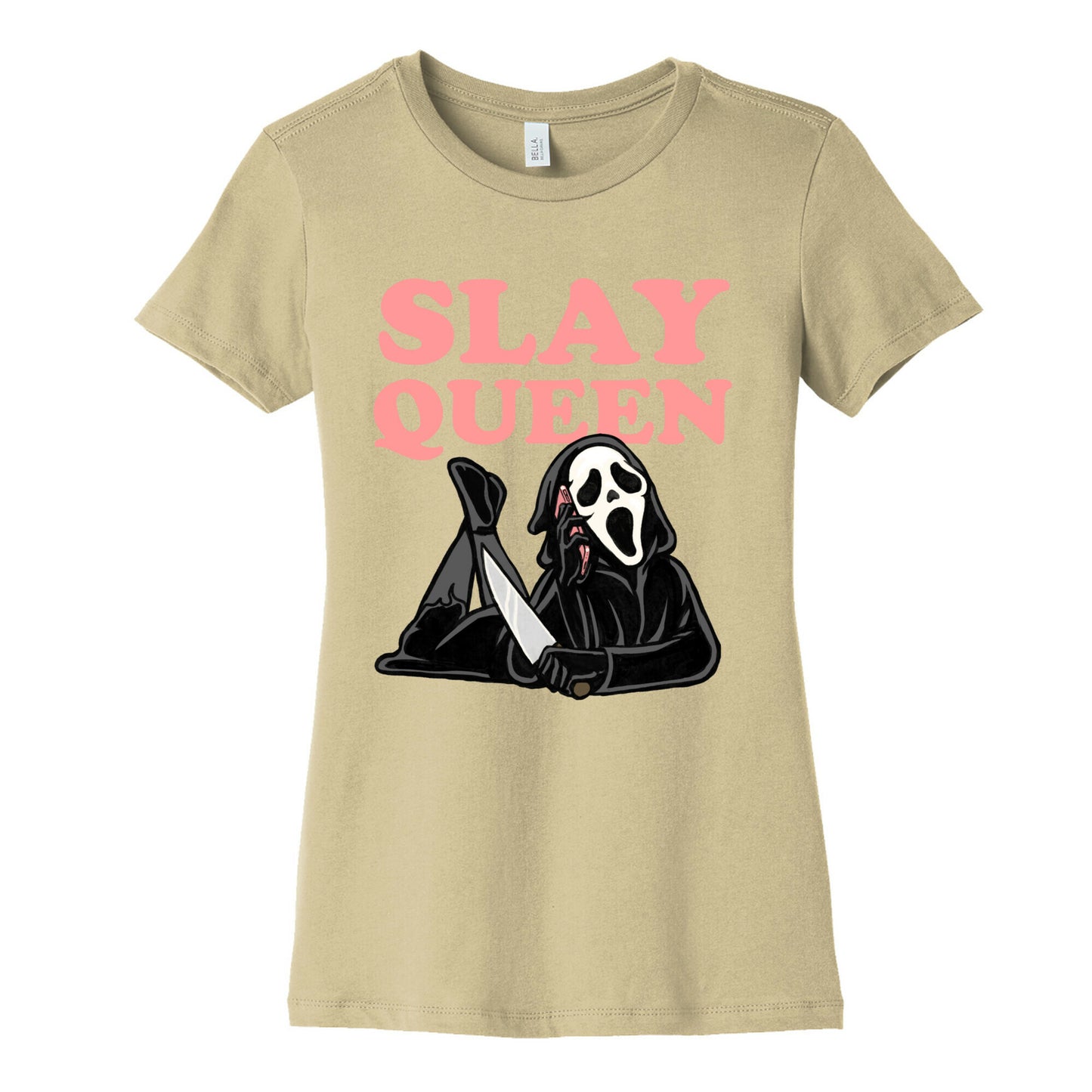 Slay Queen (Ghostface)  Women's Cotton Tee