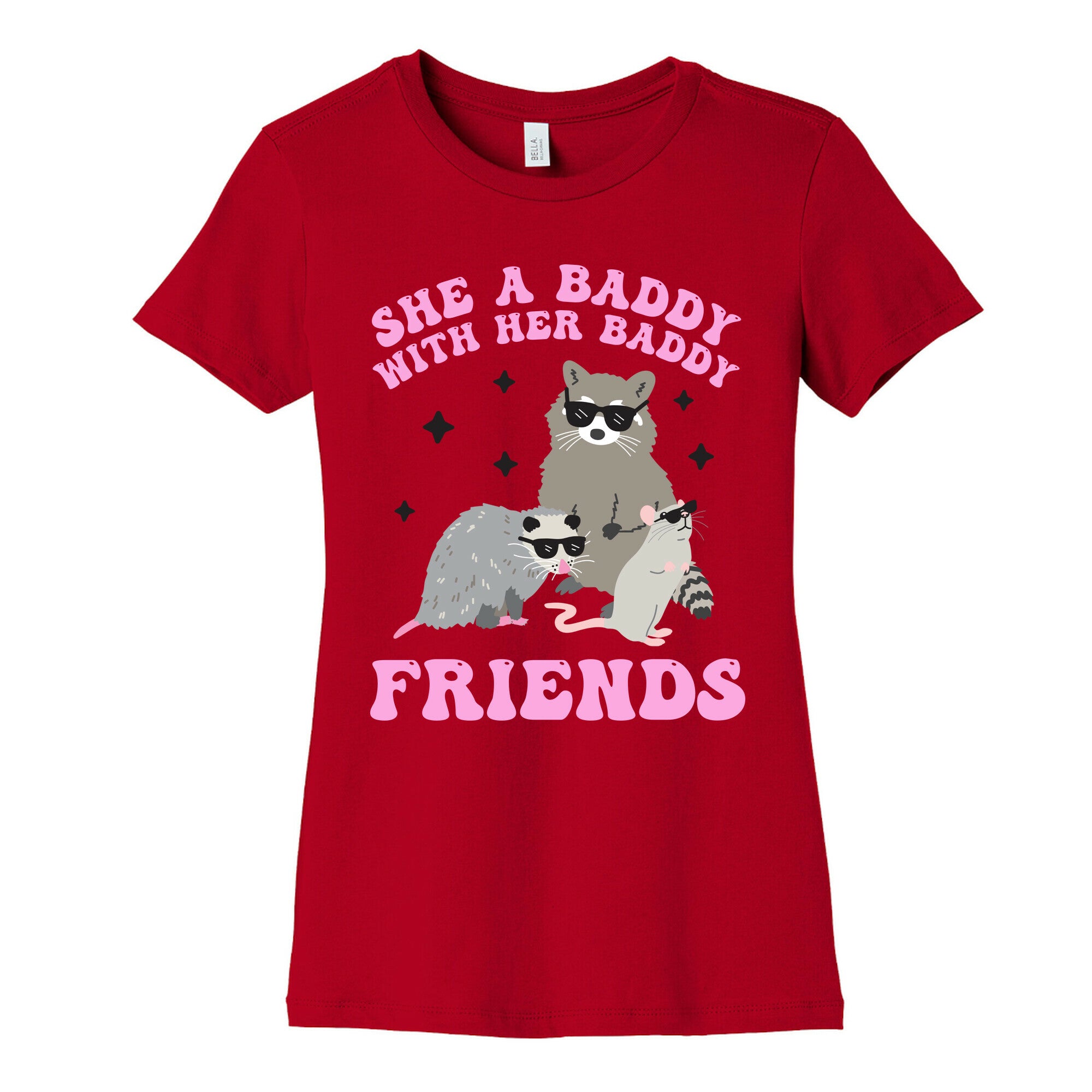She A Baddy With Her Baddy Friends Friends Women's Cotton Tee