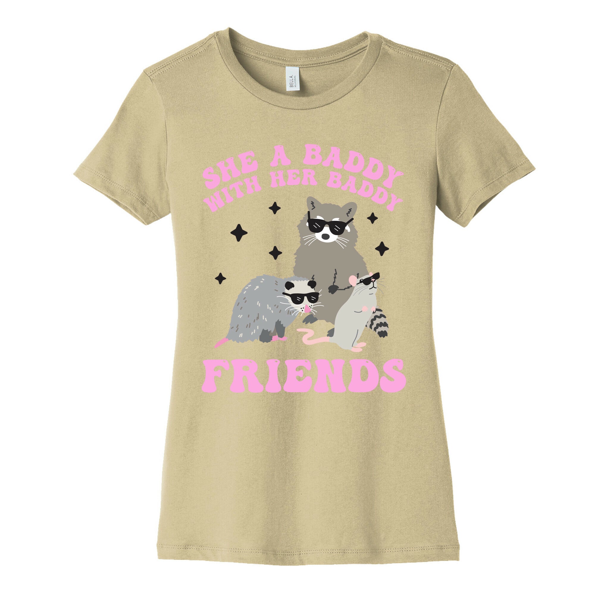 She A Baddy With Her Baddy Friends Friends Women's Cotton Tee