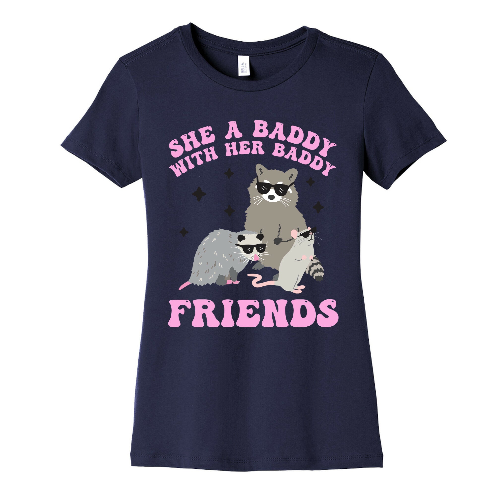 She A Baddy With Her Baddy Friends Friends Women's Cotton Tee