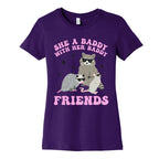 She A Baddy With Her Baddy Friends Friends Women's Cotton Tee