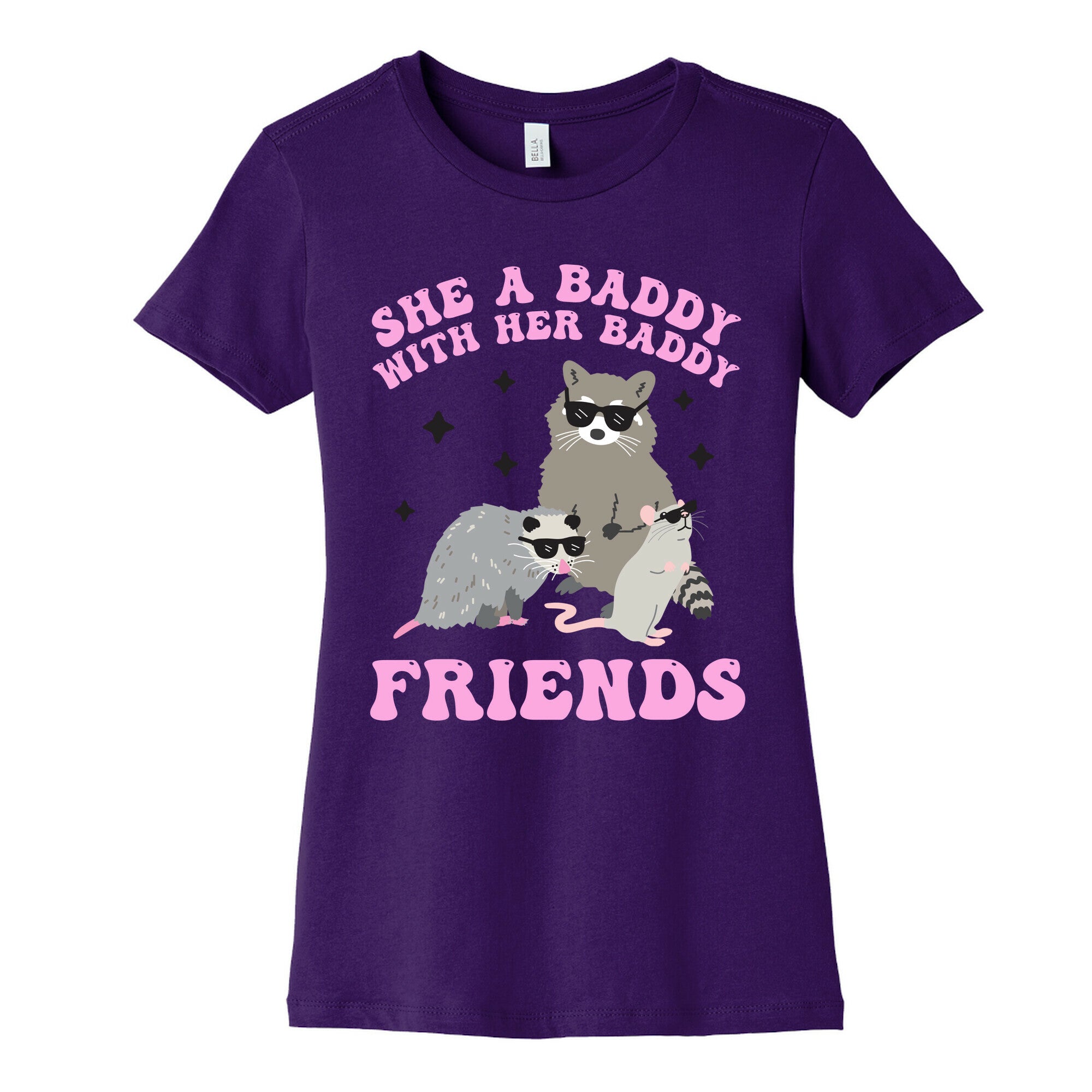 She A Baddy With Her Baddy Friends Friends Women's Cotton Tee