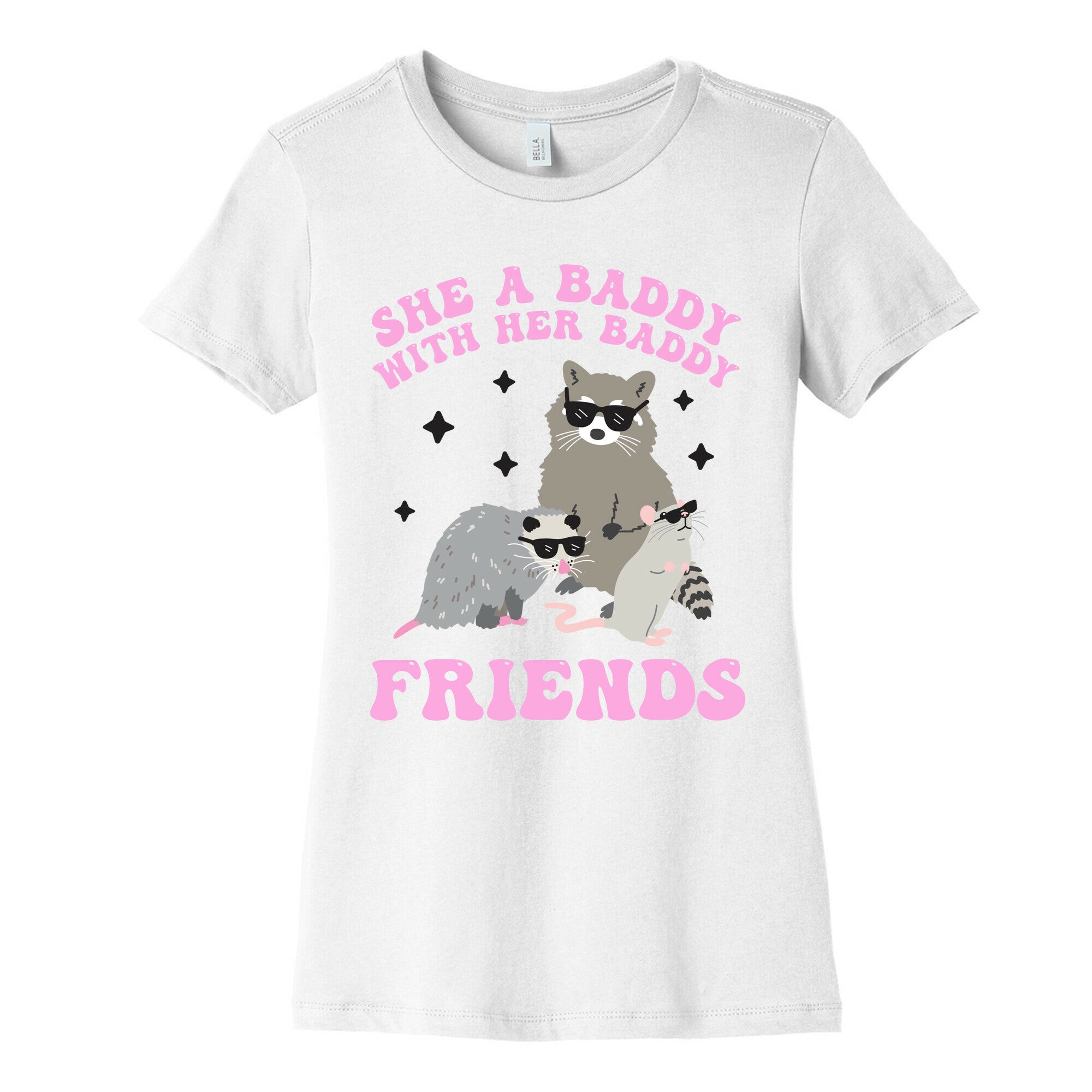 She A Baddy With Her Baddy Friends Friends Women's Cotton Tee
