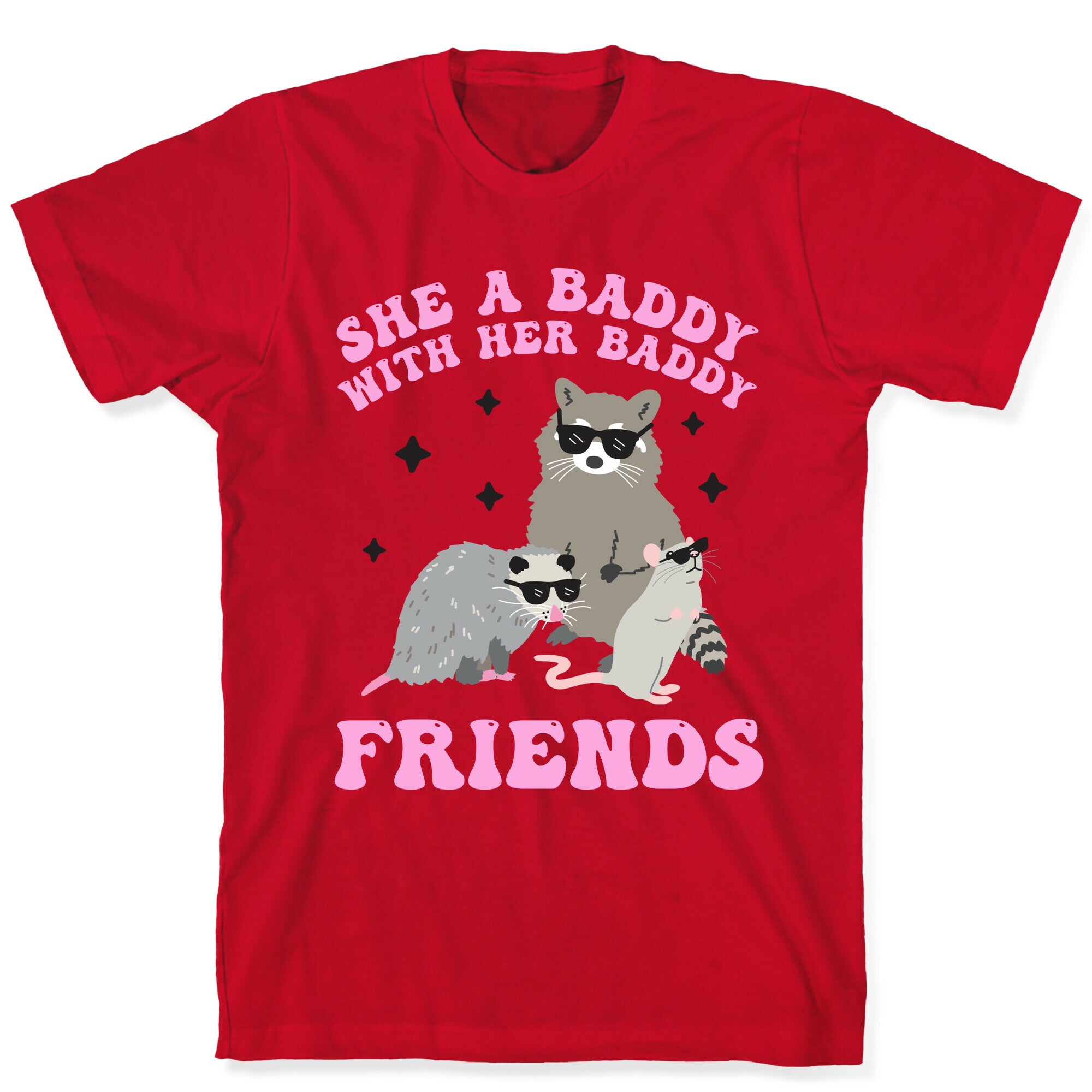 She A Baddy With Her Baddy Friends Friends T-Shirt