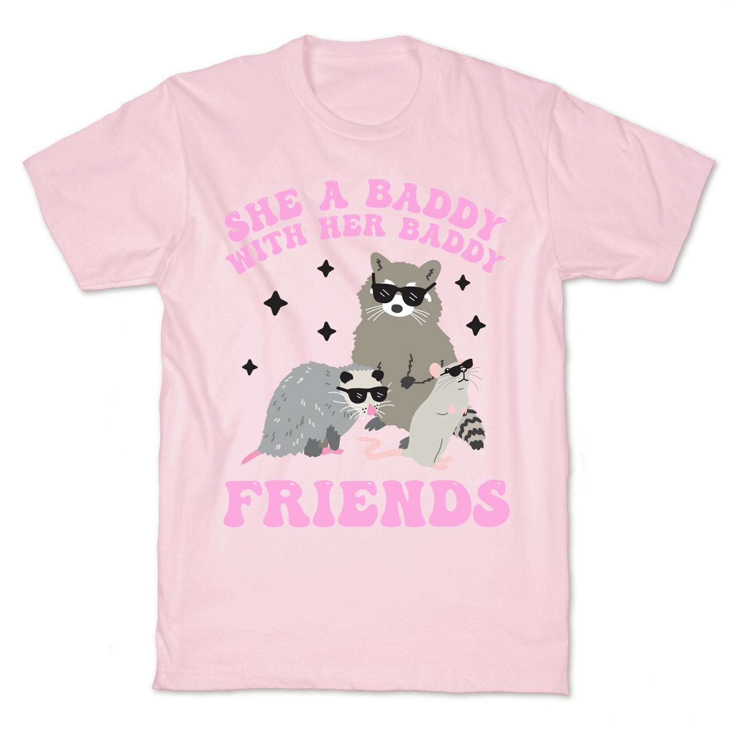 She A Baddy With Her Baddy Friends Friends T-Shirt