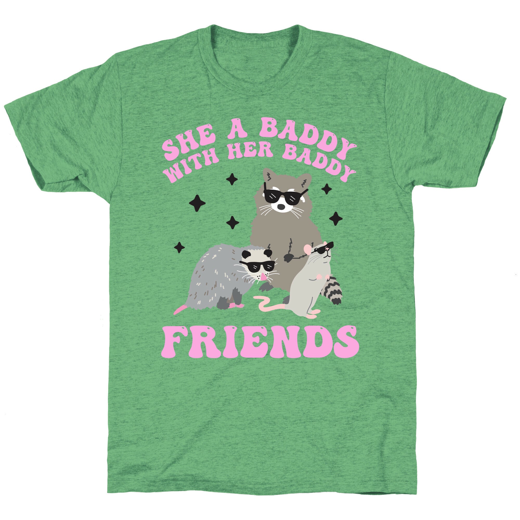 She A Baddy With Her Baddy Friends Friends Unisex Triblend Tee