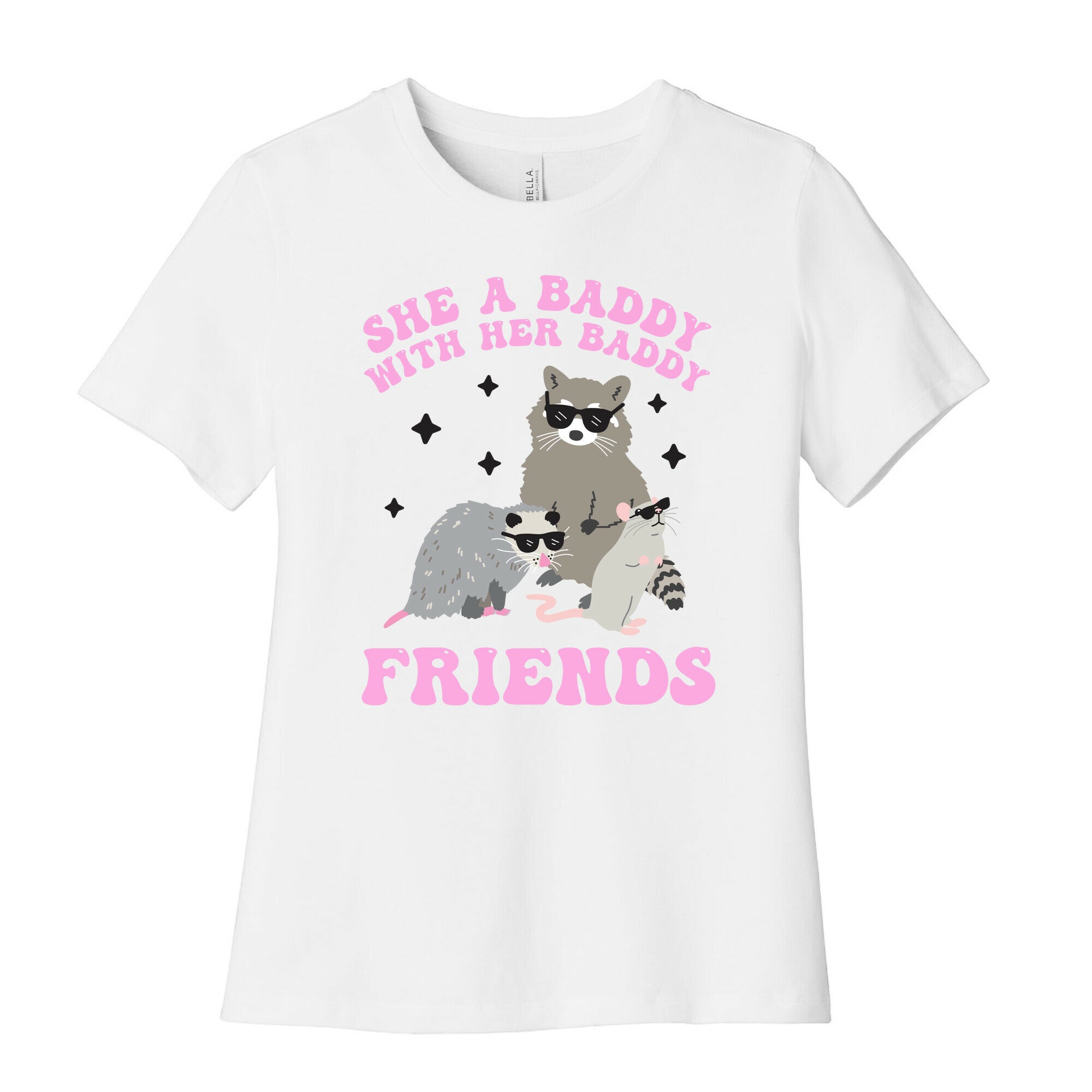 She A Baddy With Her Baddy Friends Friends Women's Cotton Tee