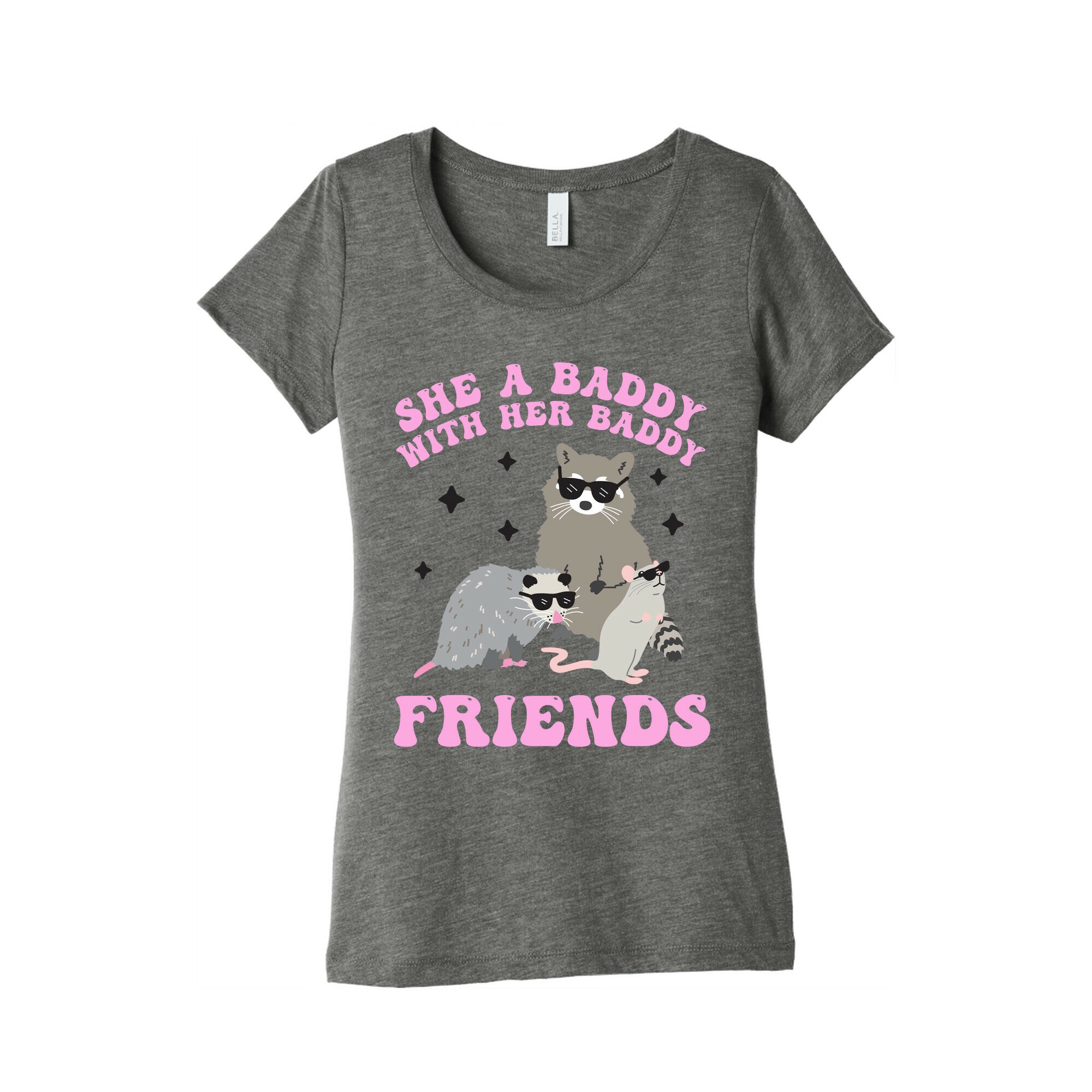 She A Baddy With Her Baddy Friends Friends Women's Triblend Tee