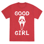 Good Girl Ghost Face Unisex Triblend Tee
