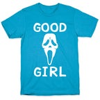 Good Girl Ghost Face Unisex Triblend Tee