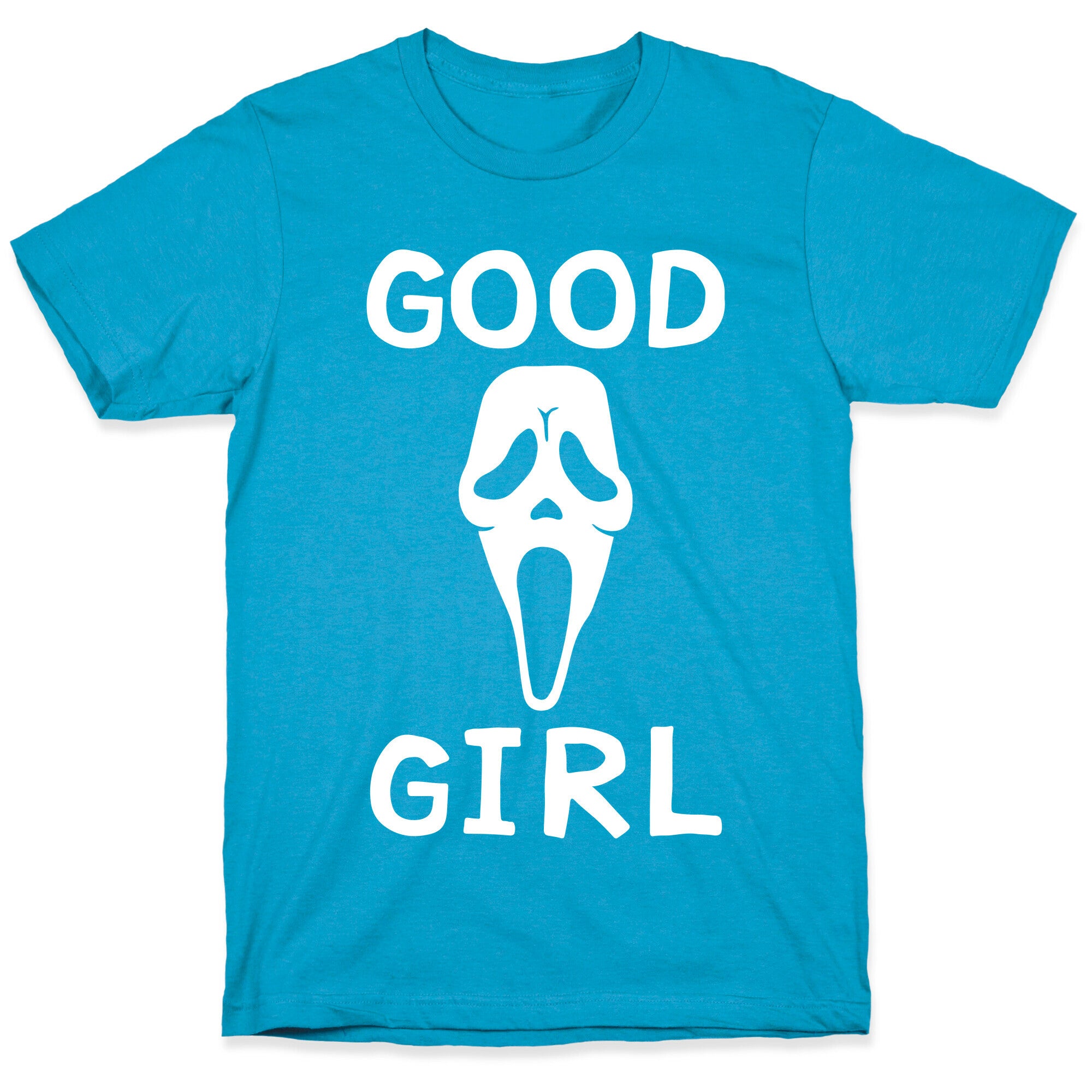 Good Girl Ghost Face Unisex Triblend Tee