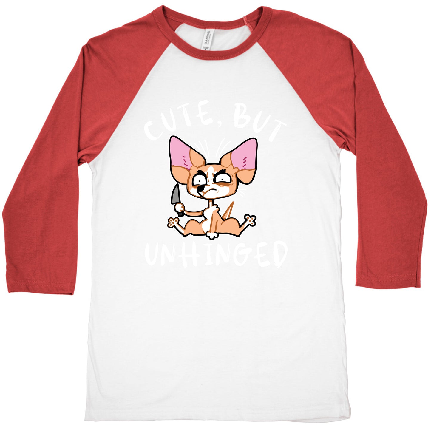 Cute, But Unhinged  Baseball Tee