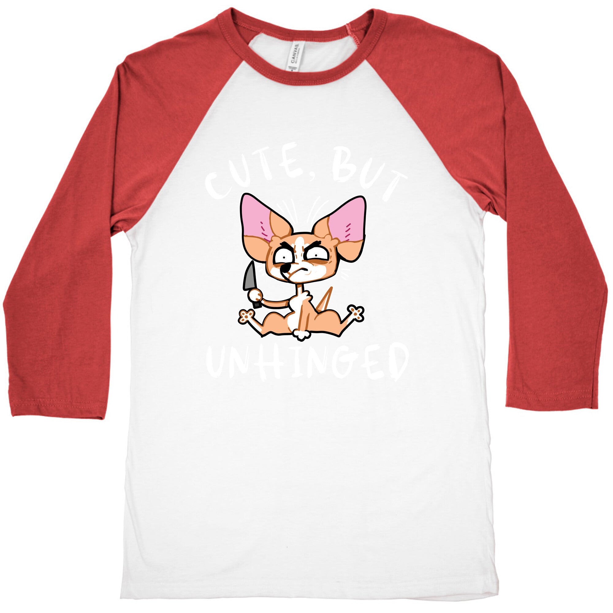 Cute, But Unhinged  Baseball Tee